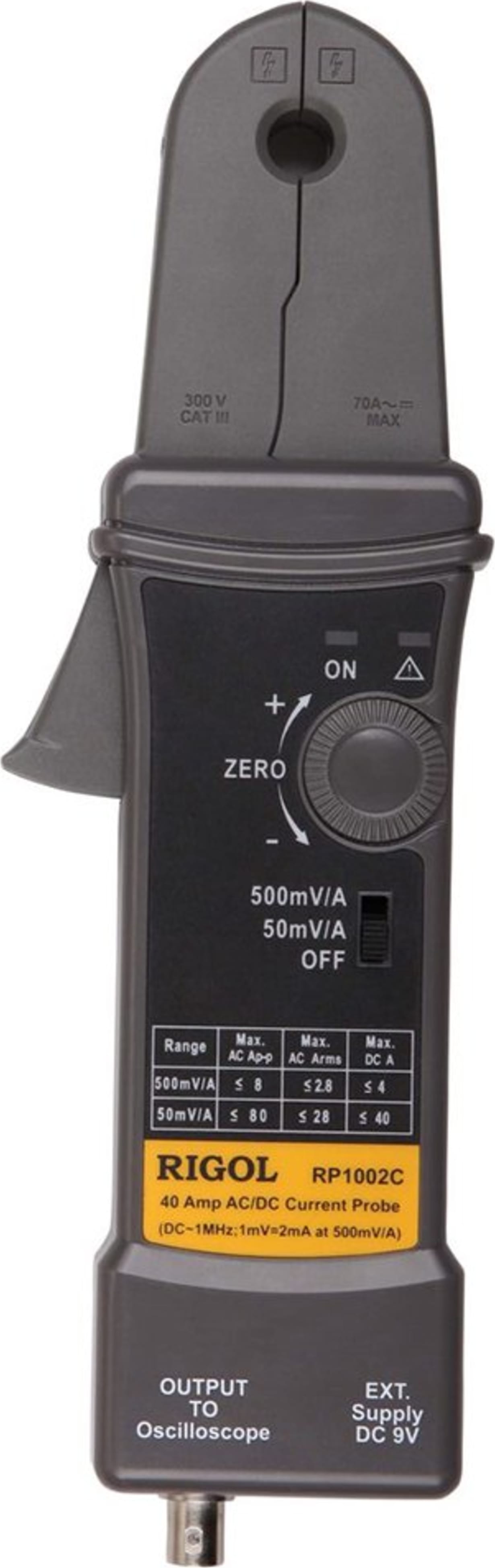 Rigol RP1002C Current Probe 100 A Peak AC/DC