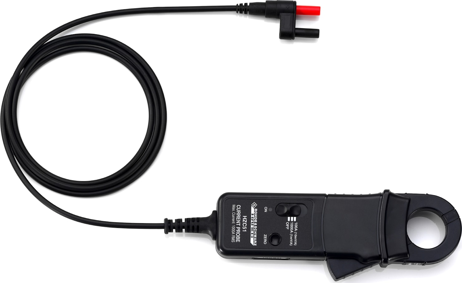 Rohde & Schwarz HZC51 AC/DC-Current Probe 1000 A, 4 mm connectors