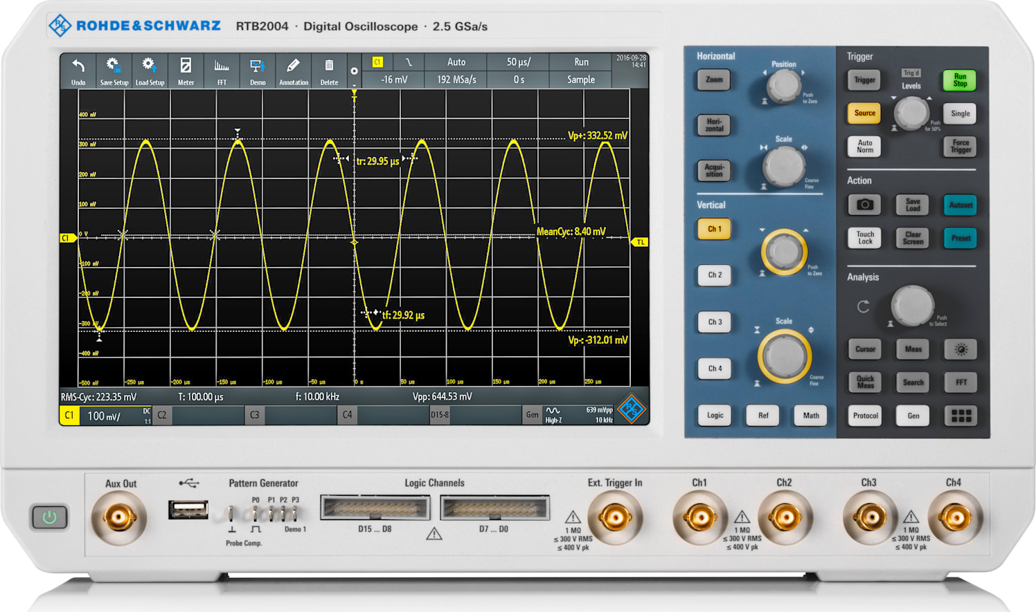 Rohde & Schwarz RTB2004 4 Channels Digital Oscilloscope