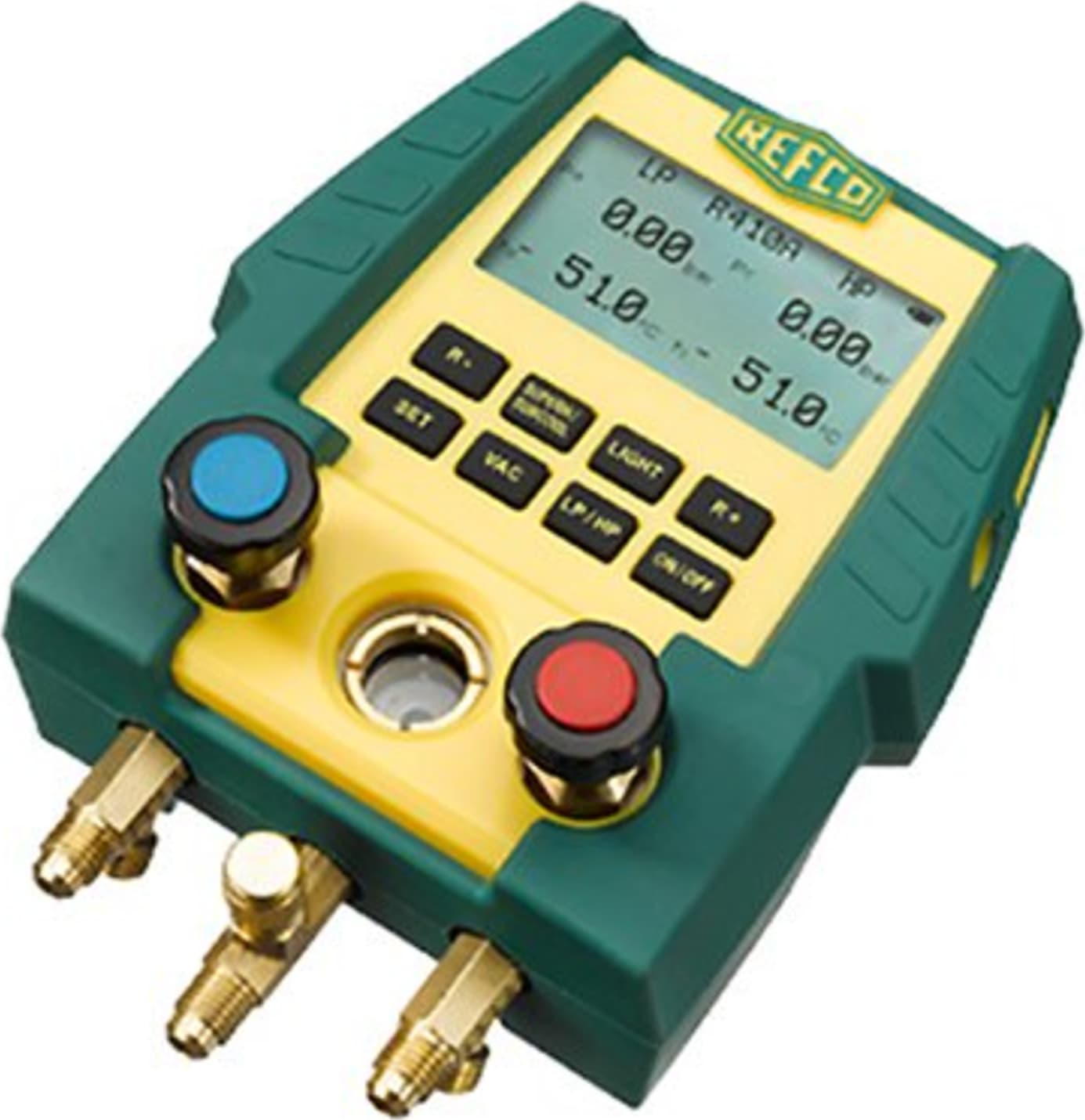 Refco DIGIMON-SE-3-CLAMP Two Valve Digital Manifold