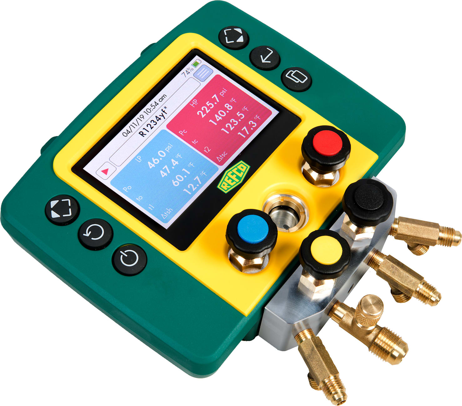 Refco REFMATE-4-CA - Digital 4-Way Manifold