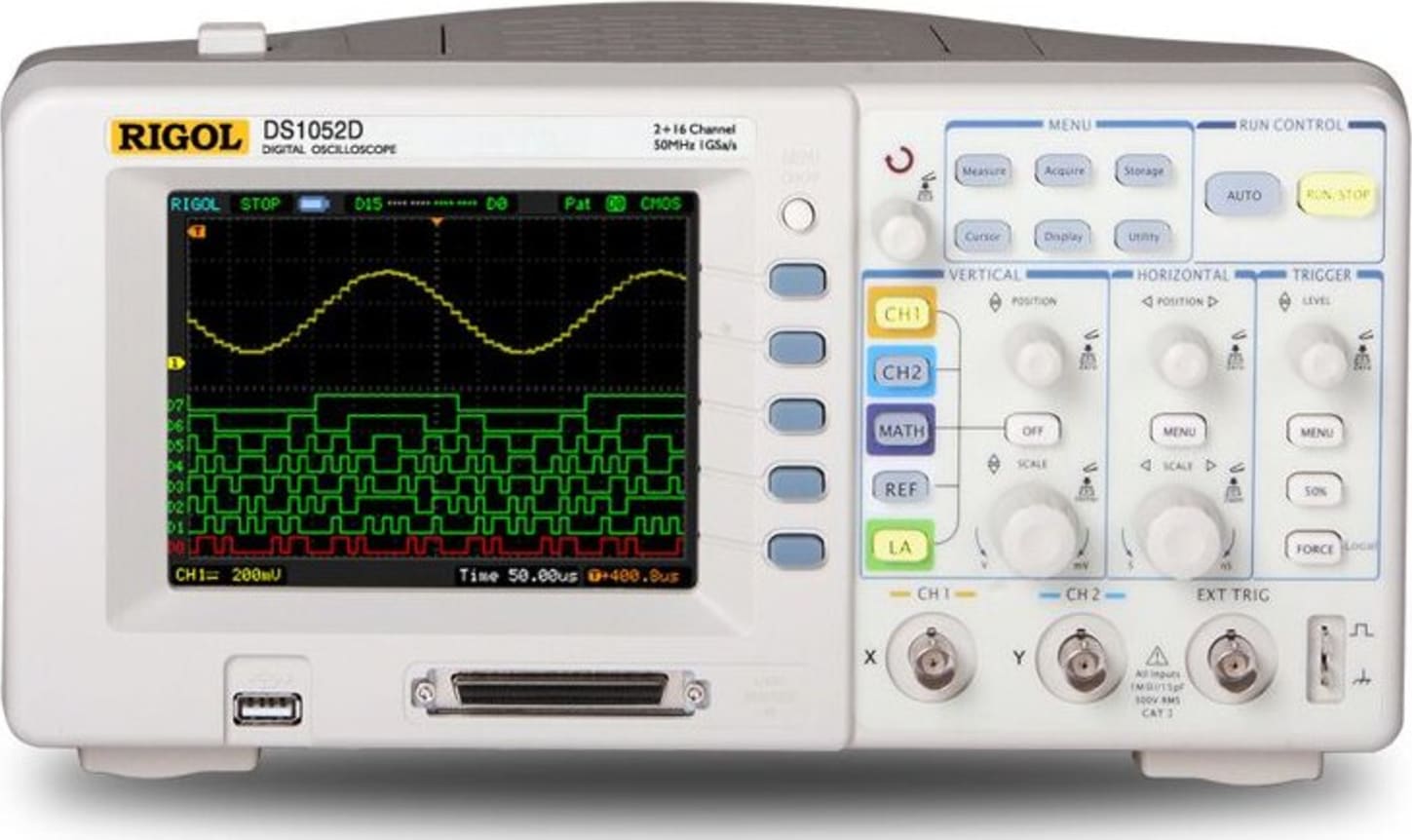 50 MHz Mixed Signal Digital Oscilloscope