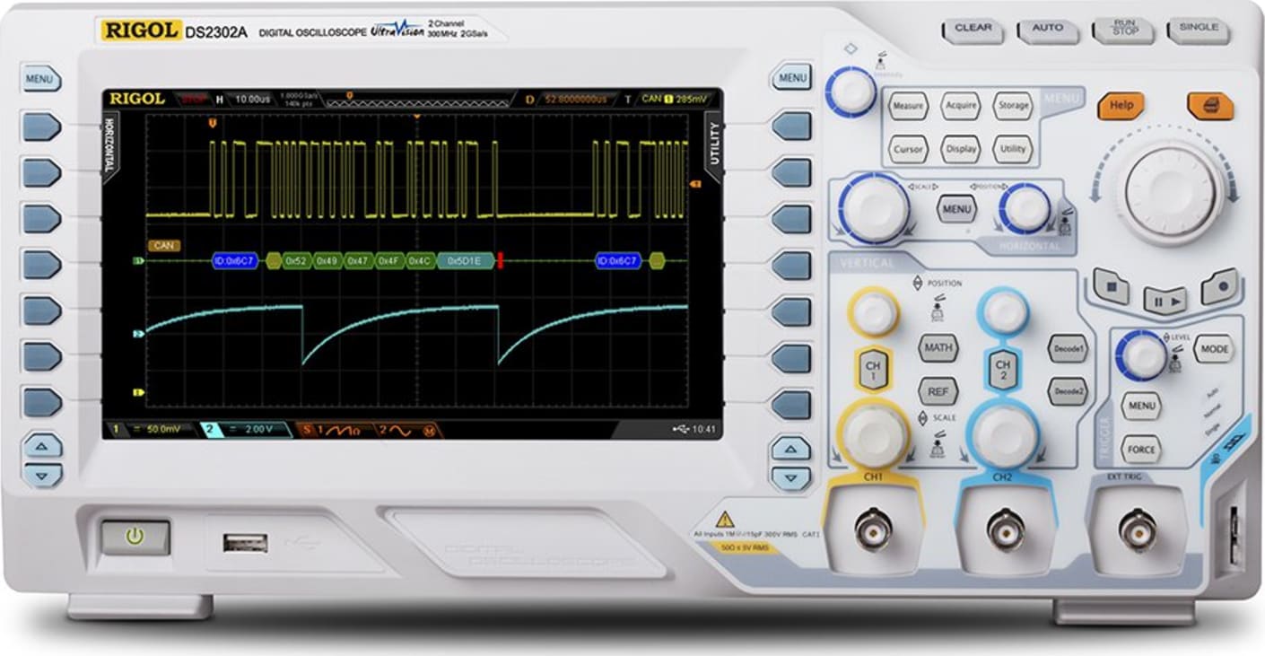Rigol DS2302A 300 MHz Digital Oscilloscope with 2 channels