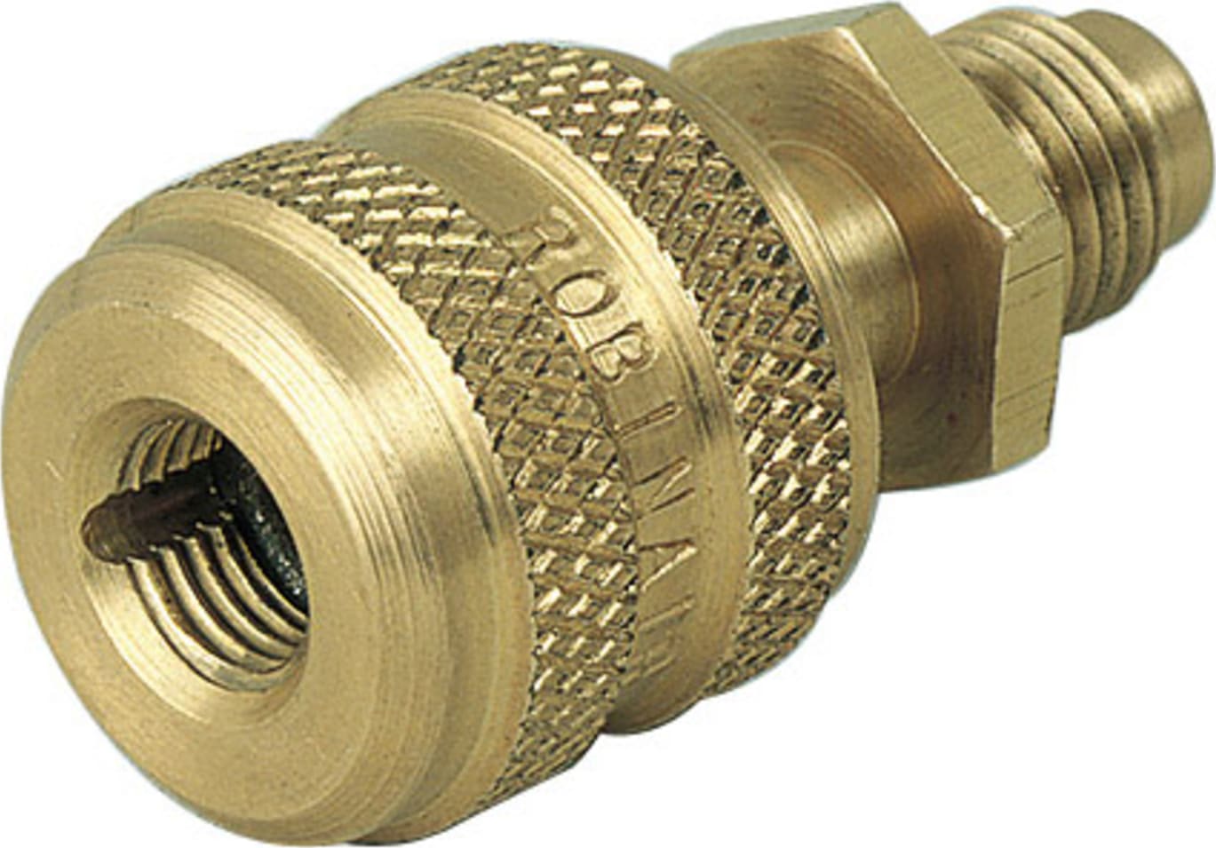 Robinair 10292 Quick Seal Adapter, 1/4" MFL to 1/4" FFL