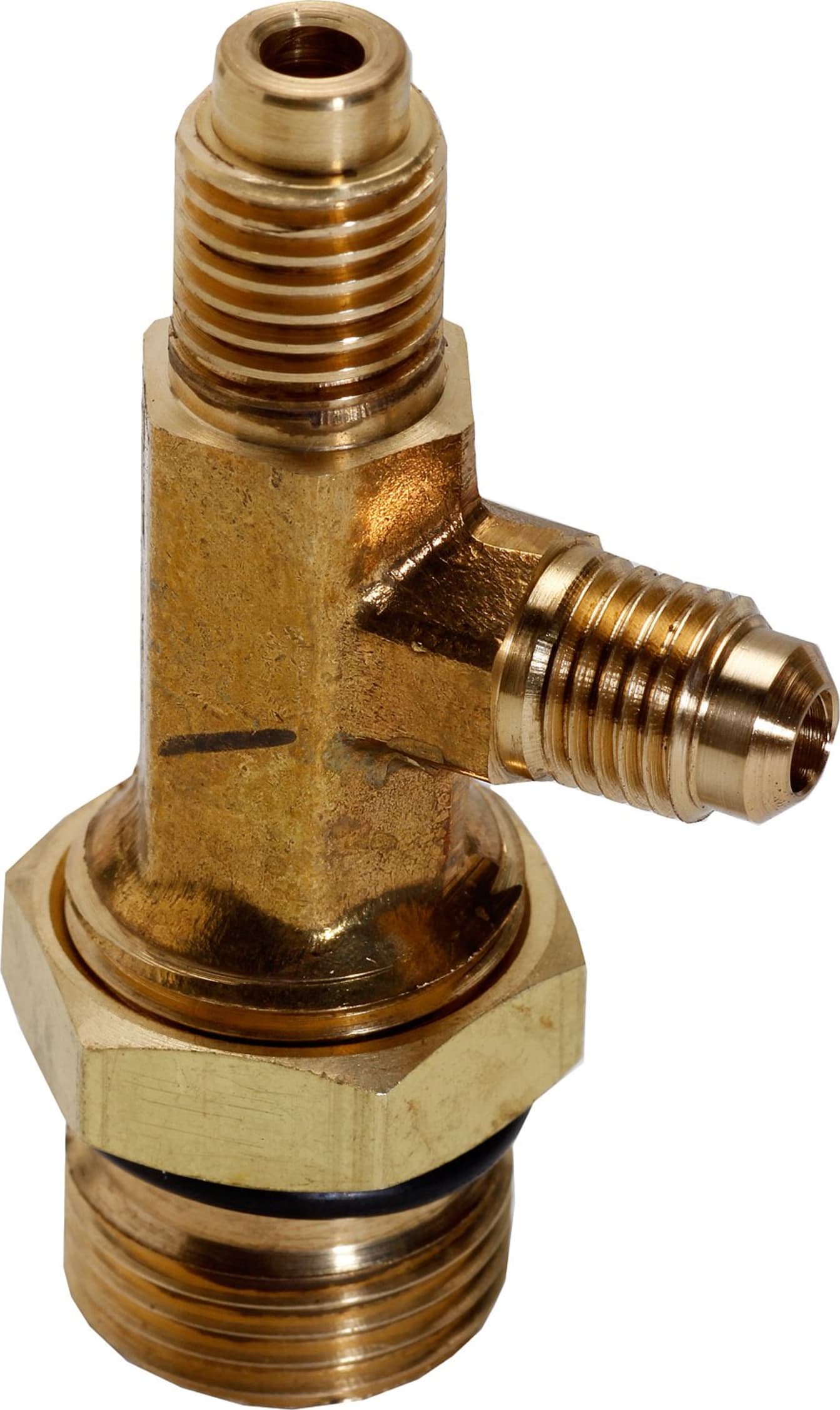 Robinair 15495 1/4" MFL/1/2" Acme Combination Inlet Fitting for 15400/15600 Series Vacuum Pump