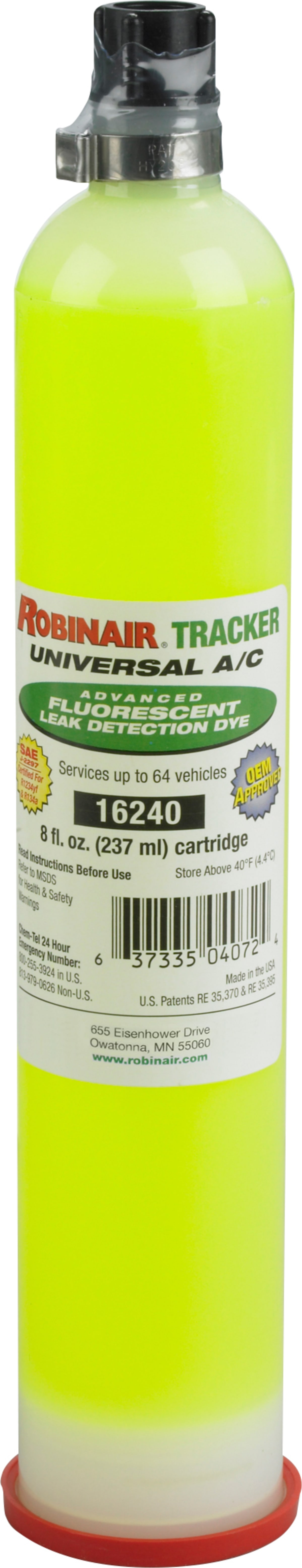 Robinair 16240 Tracker Universal A/C Fluorescent Dye