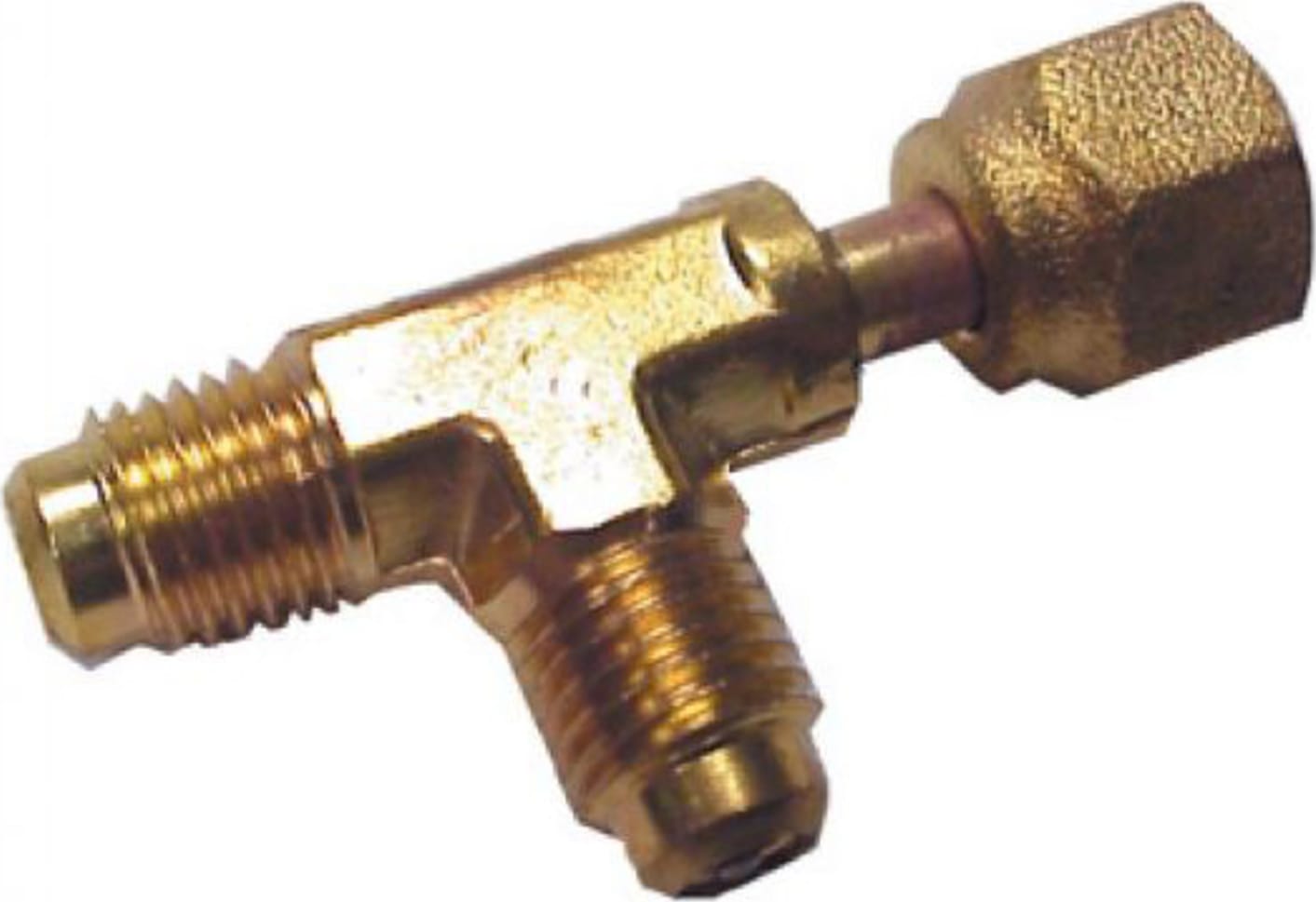 Robinair 40386 1/4 MFL Run x 1/4 FFL Run with Depressor x 1/4 MFL Branch with Core, pkg/3