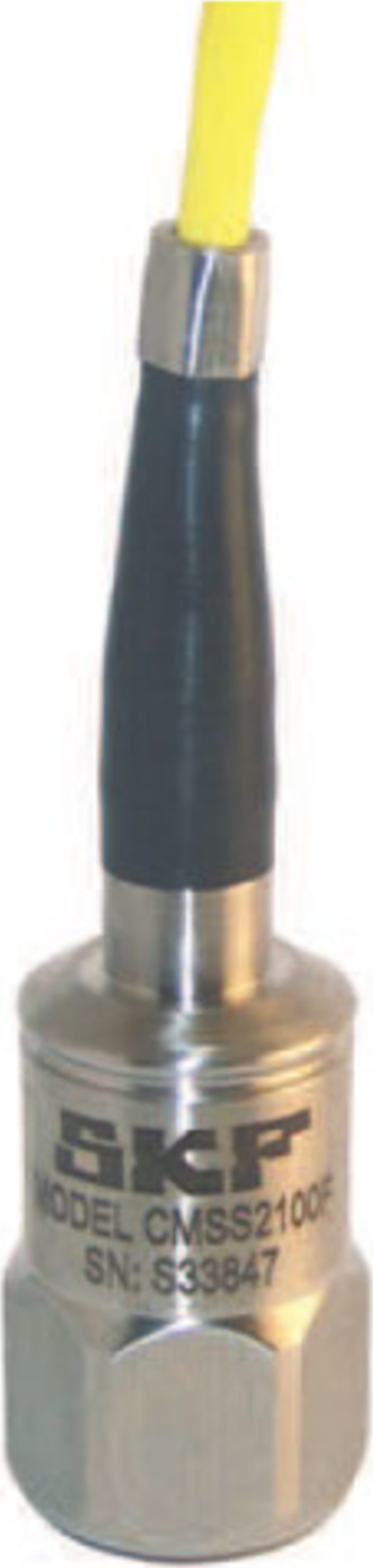 SKF CMSS 2100F - Accelerometer with Integral Cable, Straight Exit (16.5 ft)