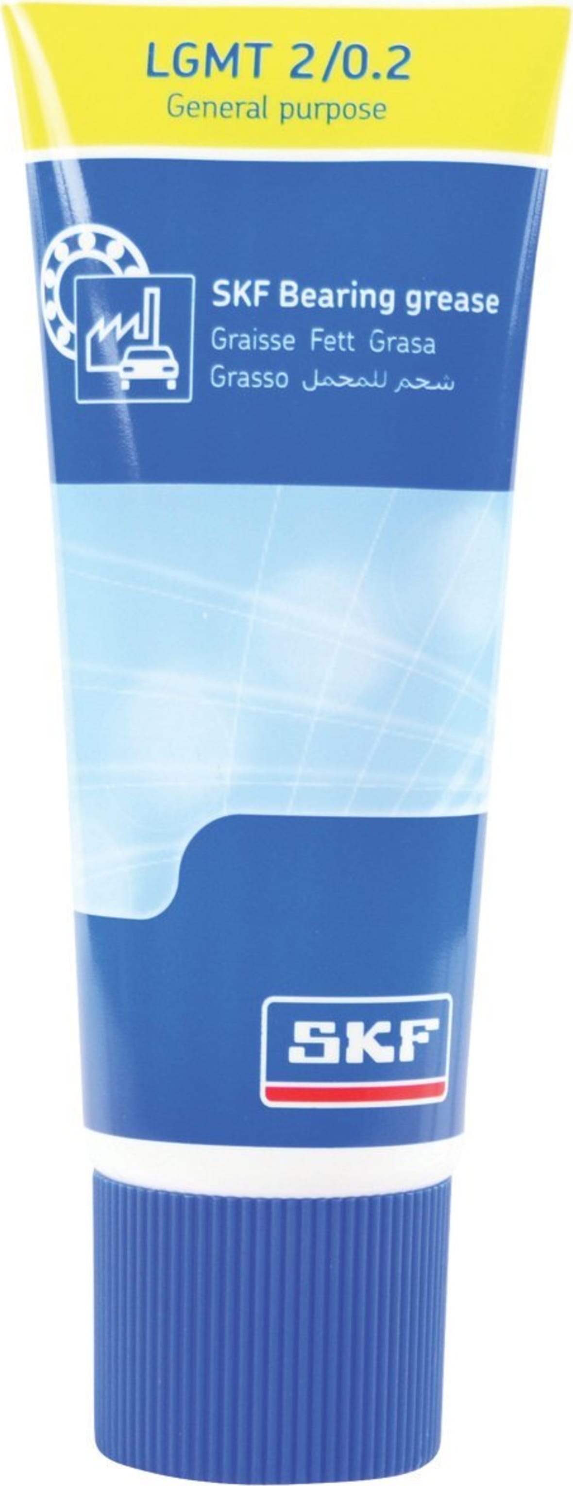 SKF LGMT 2/0.2 General Purpose Industrial and Automotive NLGI 2 Grease, 200g Tube
