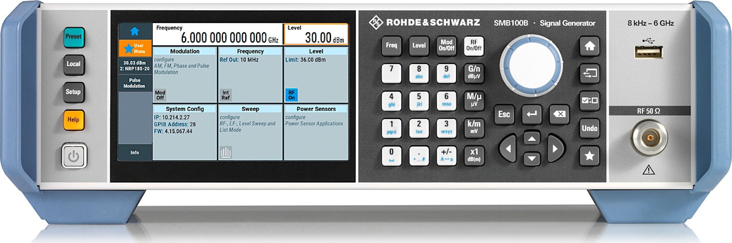 Rohde and Schwarz SMB100B RF Signal Generator