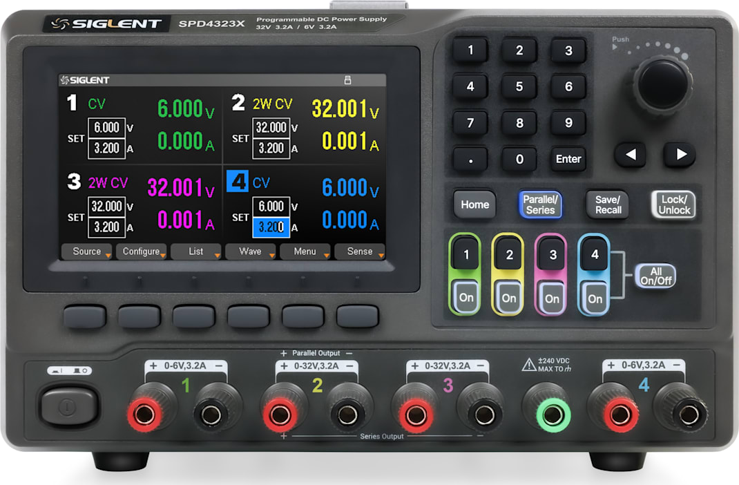 Siglent SPD4323X - Four Channel DC Power Supply (240W) | TEquipment