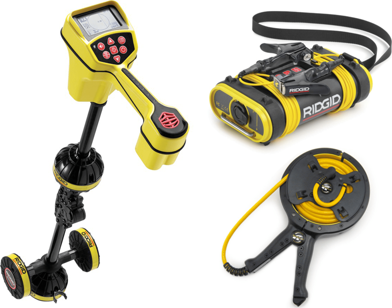 Ridgid SR-20 KIT - Locator, Trasmitter, 4-Inch Inductive Clamp