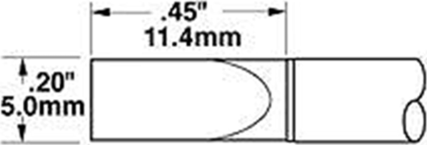 STTC Large Chisel 5.0mm x 11.4mm