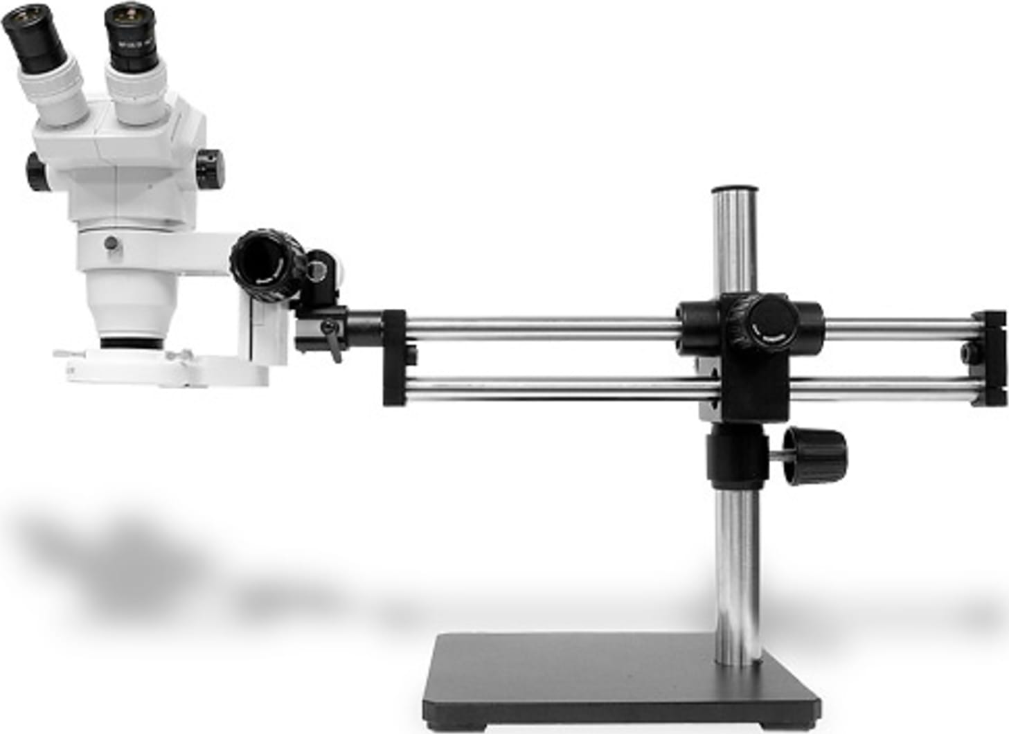 Scienscope SZ-PK5-FR-D SSZ-II Body on Dual Arm Boom Stand - Fluorescent Ring Light