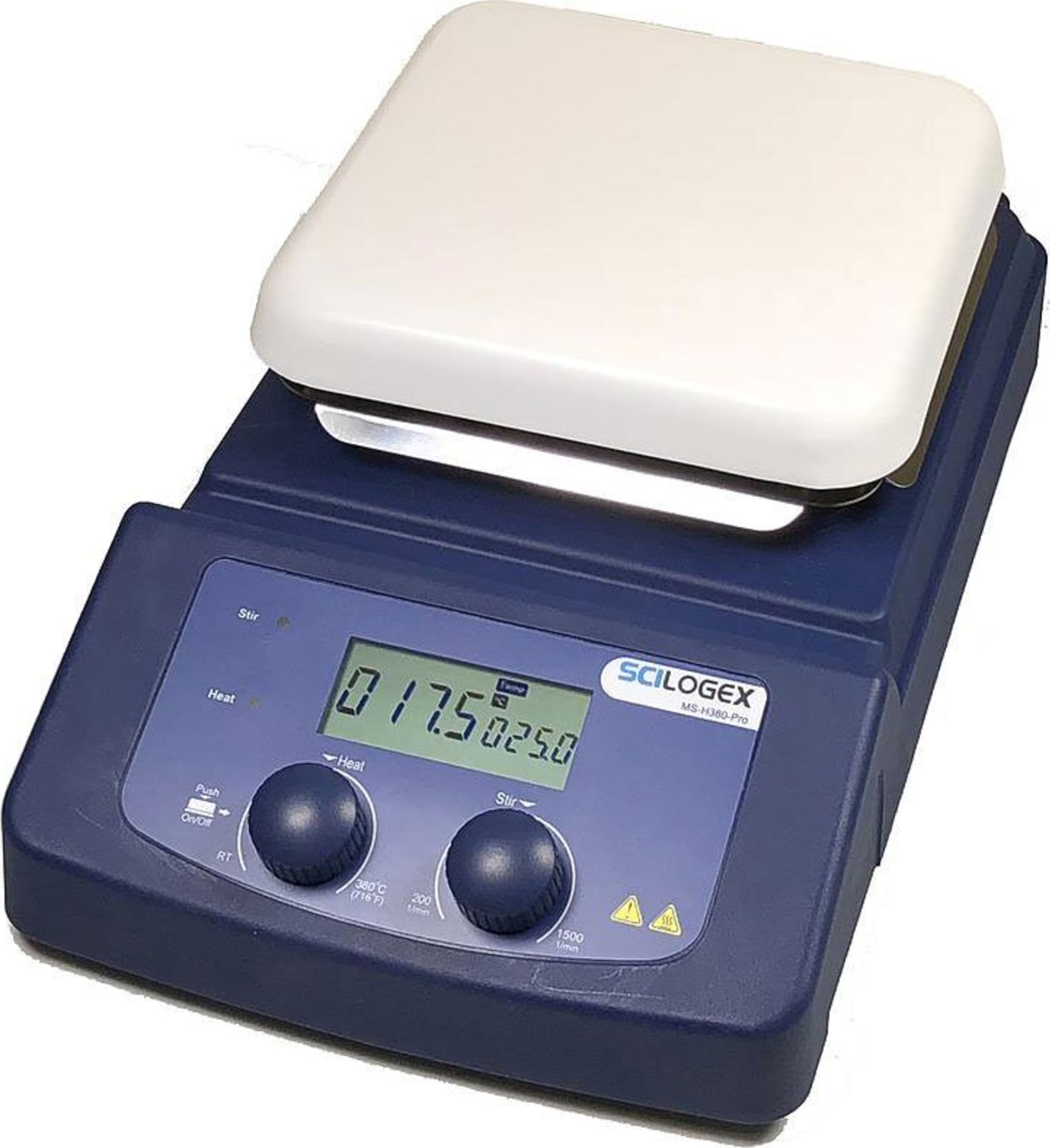 Scilogex 80302611159999 MS-H380-Pro 5.5 x 5.5 in. LCD Digital Magnetic Hotplate Stirrer (380C Max.)