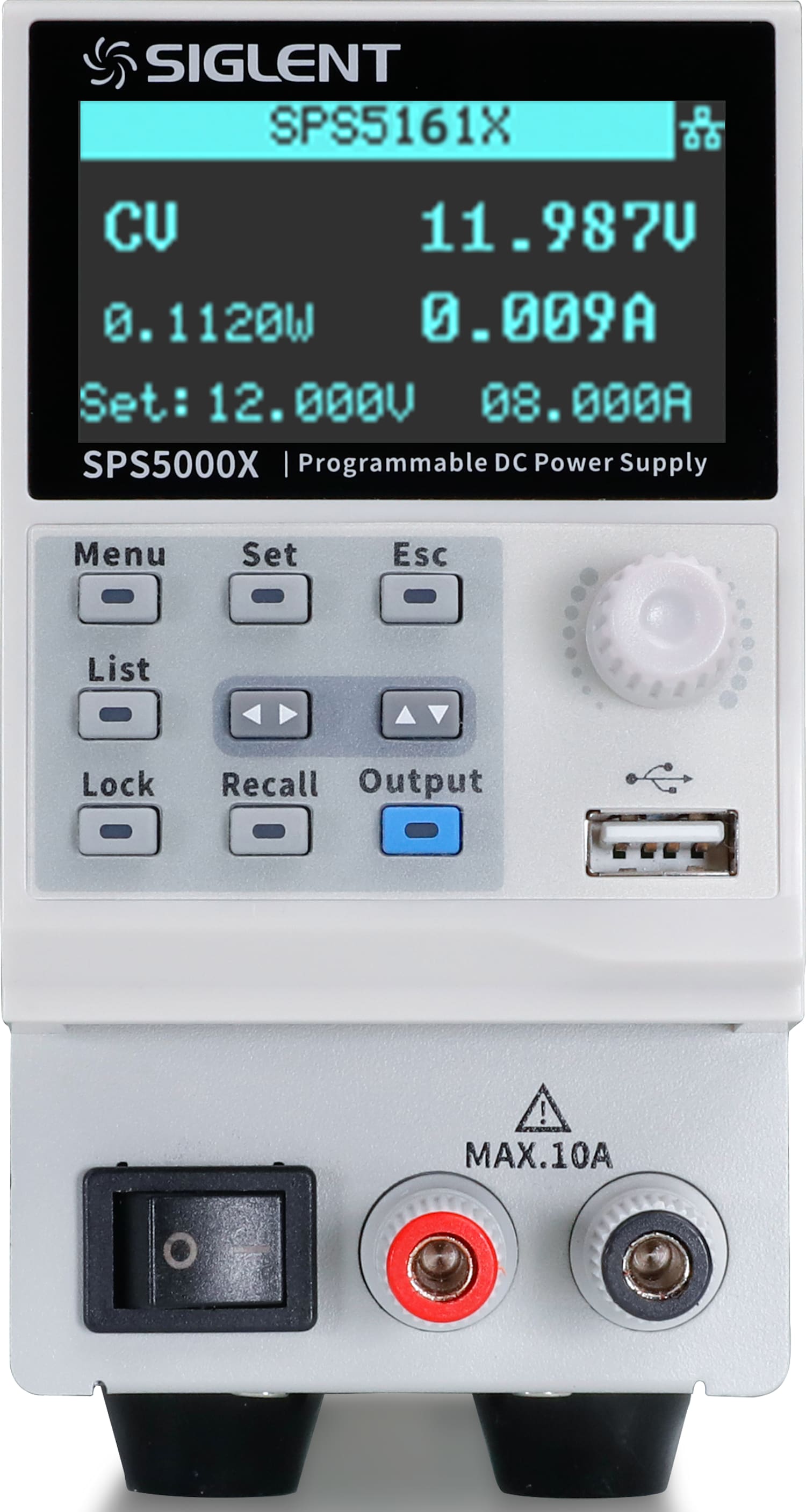 Siglent SPS5000X Series DC Switching Power Supply Front View