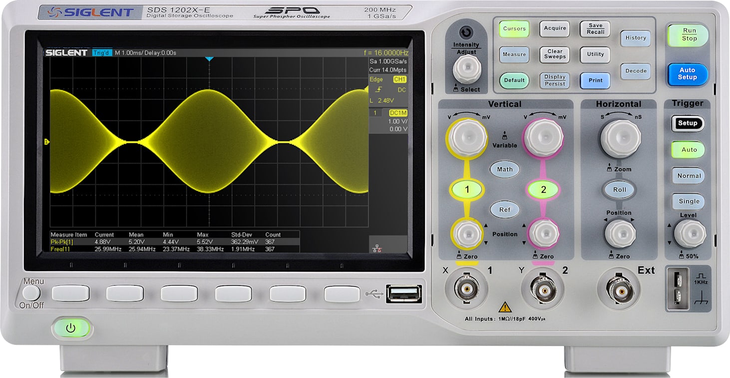 SiglentSDS1202X2ch-E