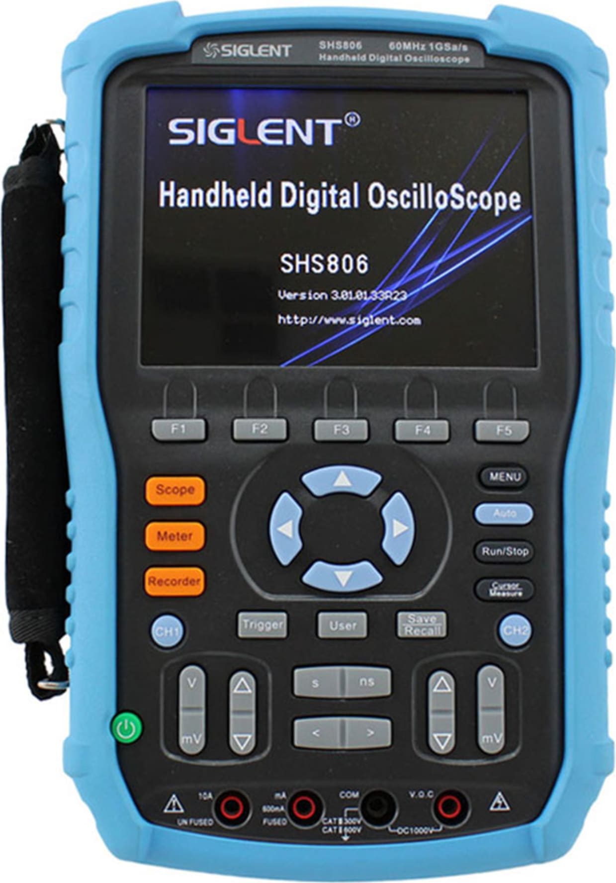 Siglent SHS806 Portable Oscilloscopes - Bandwidth: 60 Mhz, Channels: 2