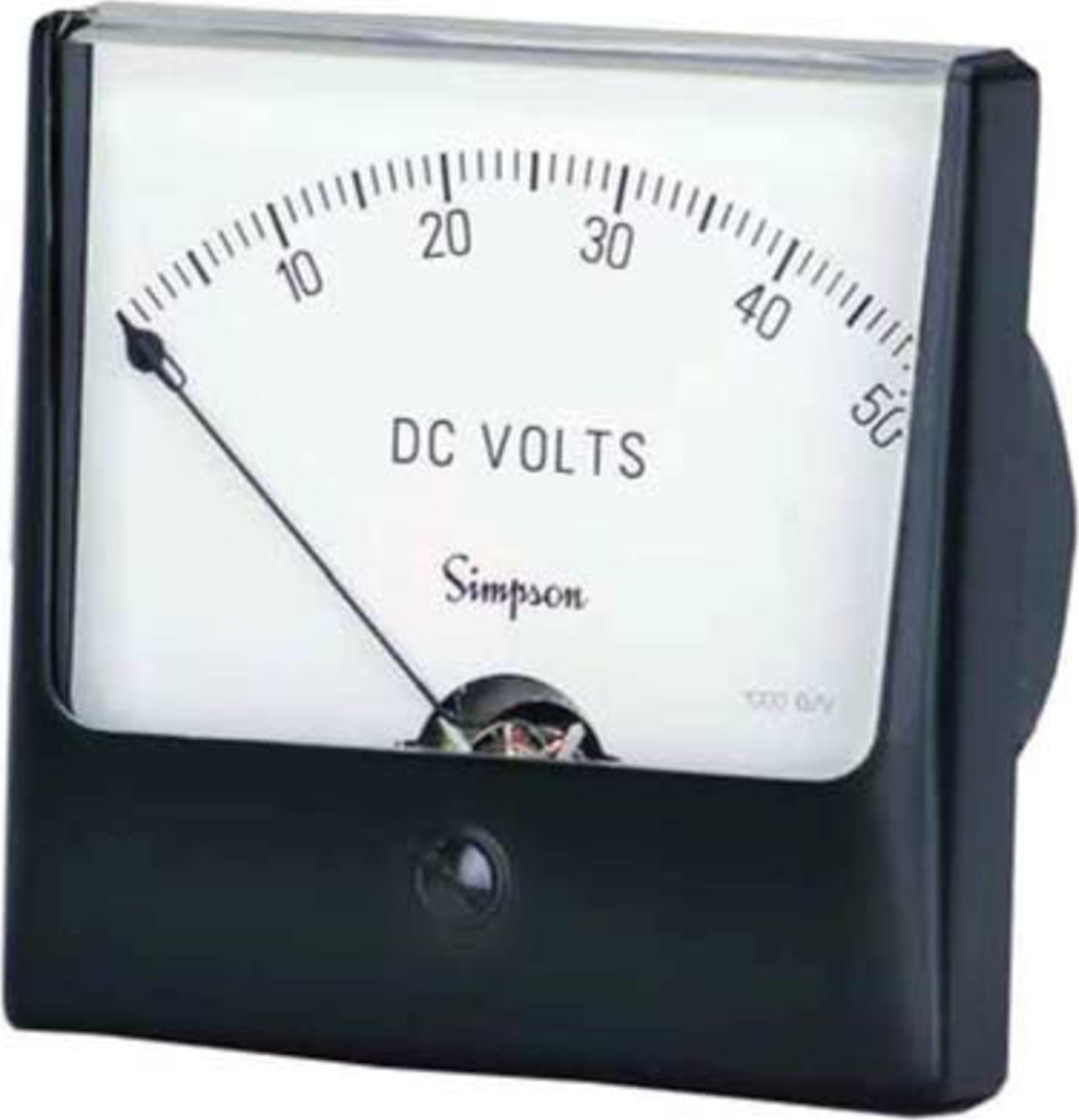 Simpson Wide-Vue Analog Panel Meters - Side View