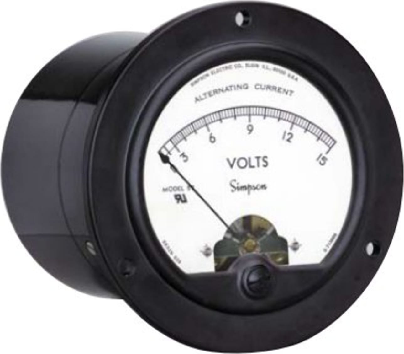 Simpson 08410 AC Voltage Round Style Panel Meter