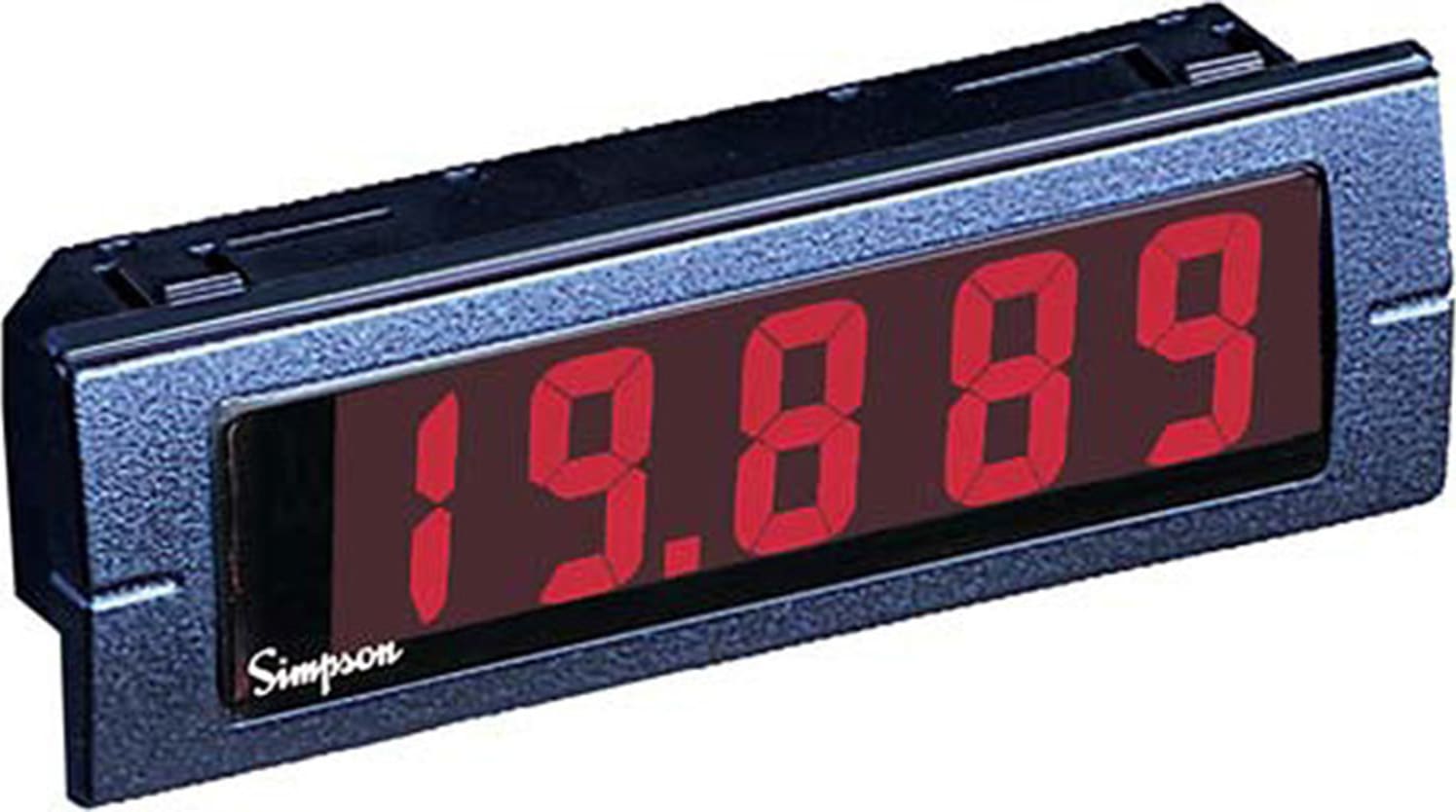 Simpson M145 Series Negative Red Backlight Panel Meters