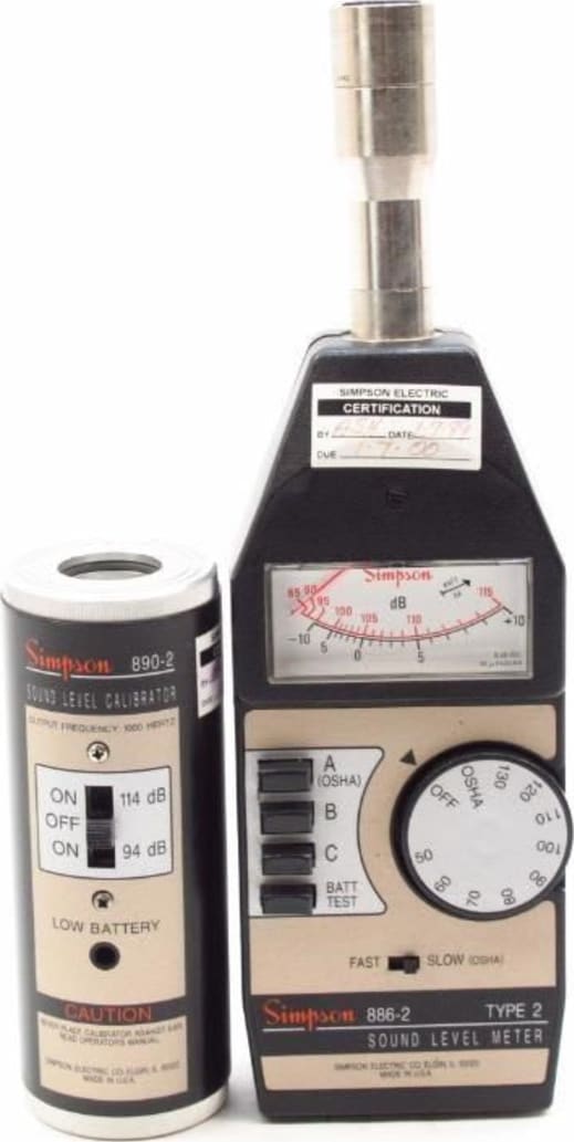 Simpson 884-2/890-2 884-2/890-2 Slm W/calbrtr