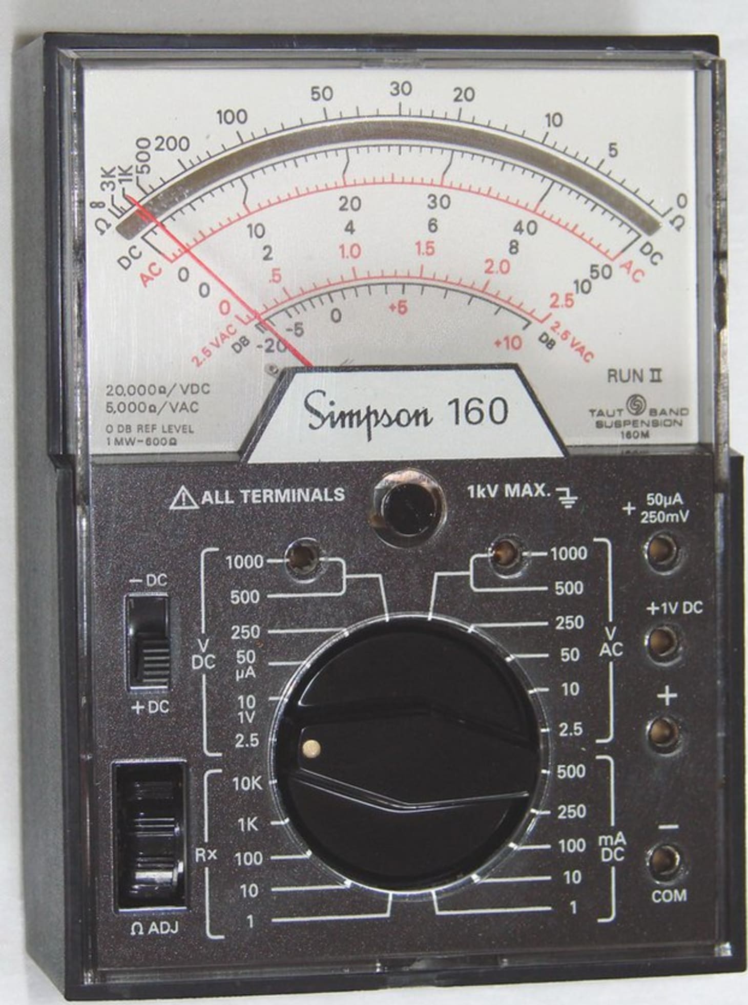 Simpson 160 Handi VOM Analog Multimeter