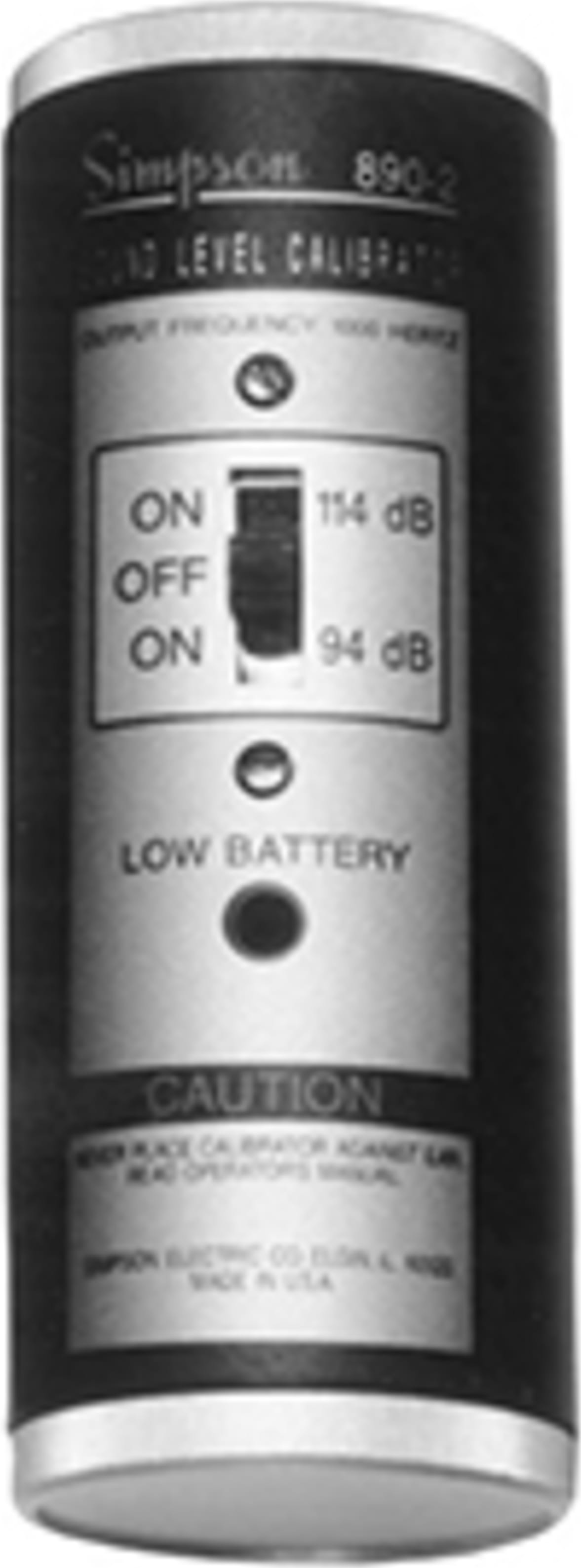 Simpson 890-2 Calibrator Sound