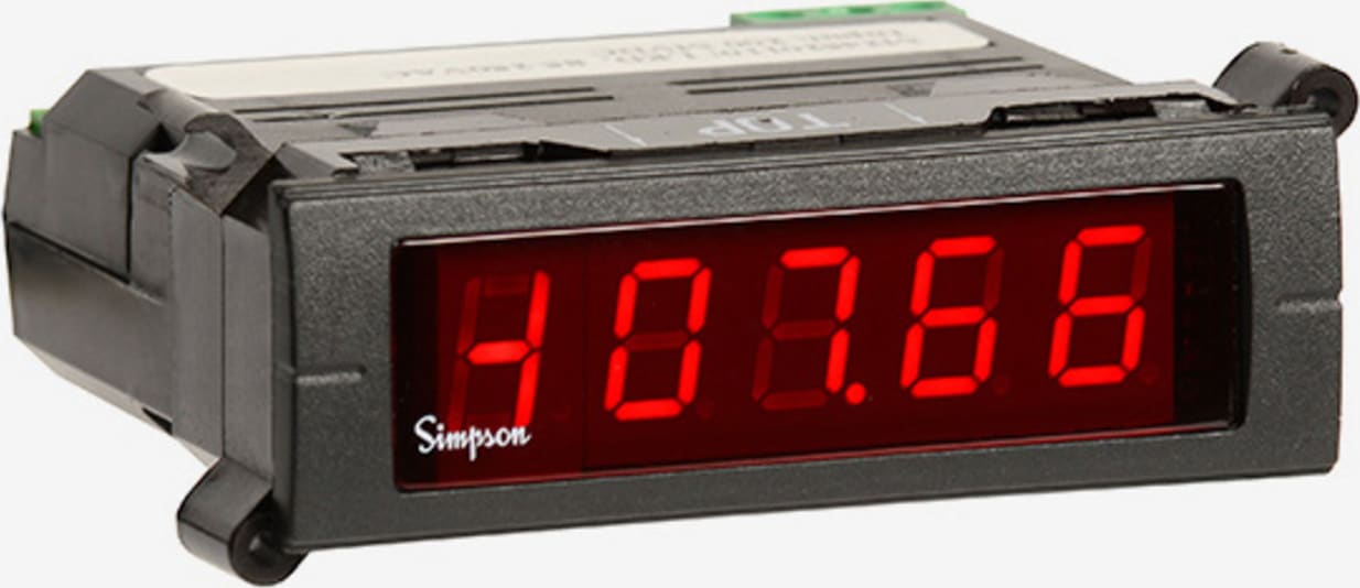 Simpson M23500110 - Mini-Max Digital Panel Meter, 3-1/2 LCD, 85-250VAC, 200DCmV