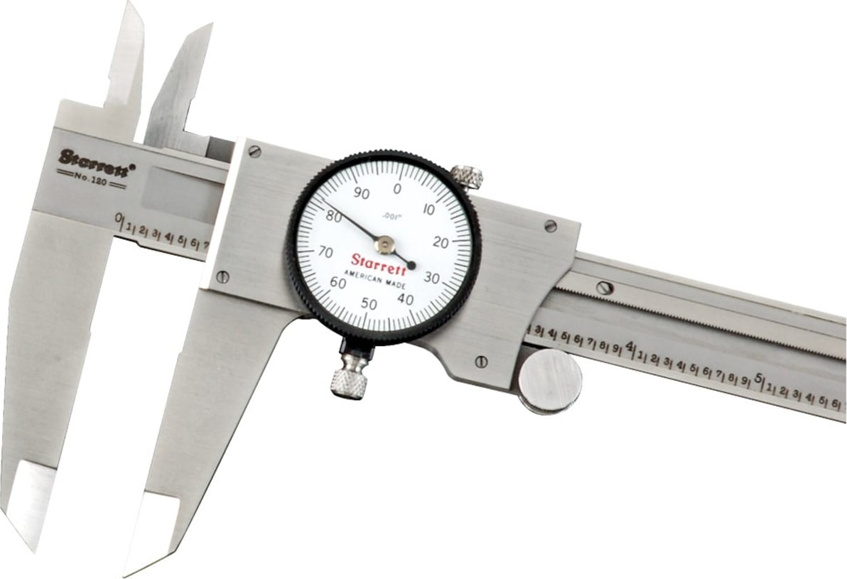 Starrett 120Z-12 - Dial Slide Caliper