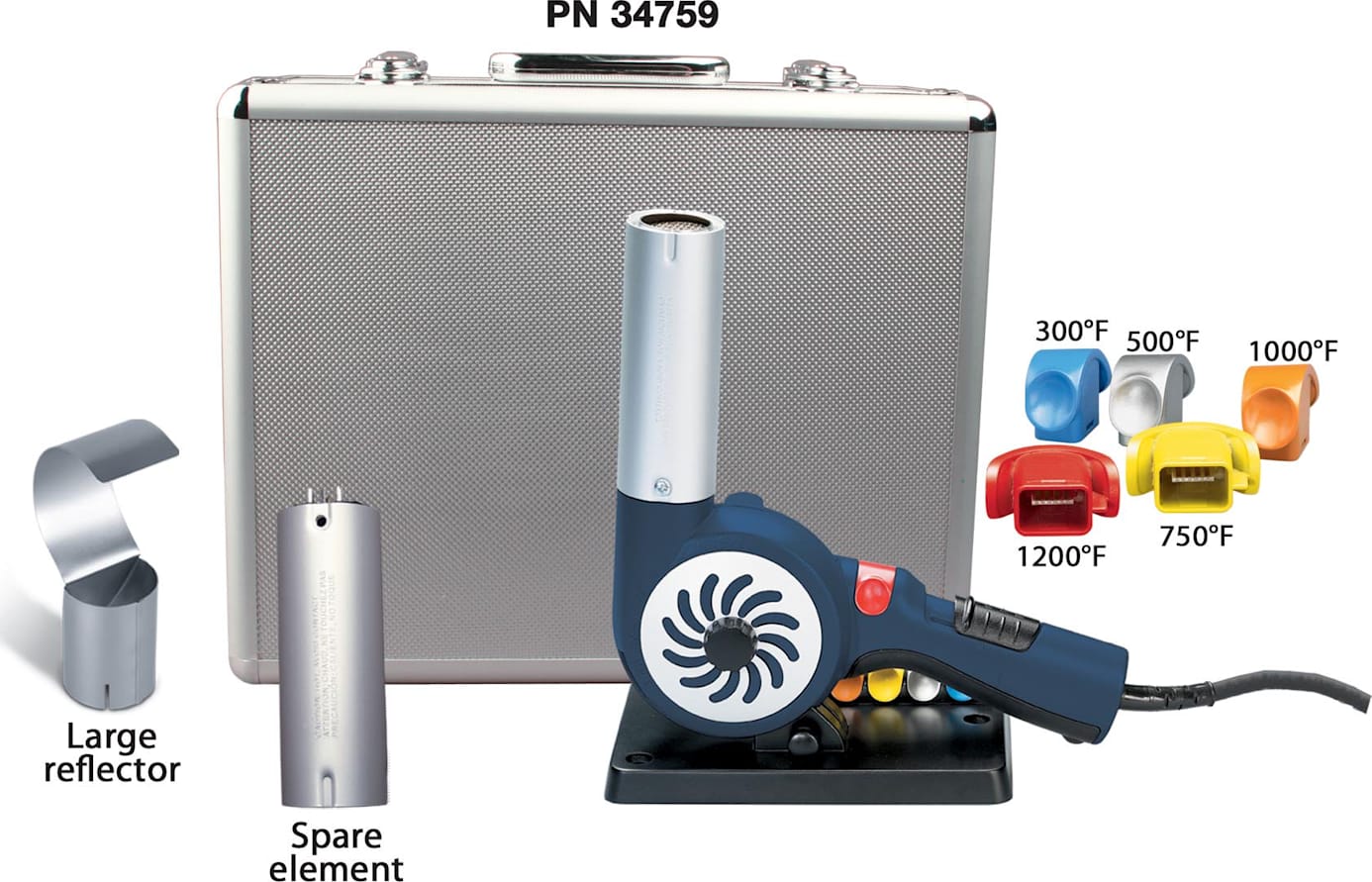 Steinel HB 1750 - Heat Blower Kit with Case, Temp Keys (Part number 34759 /110049745)