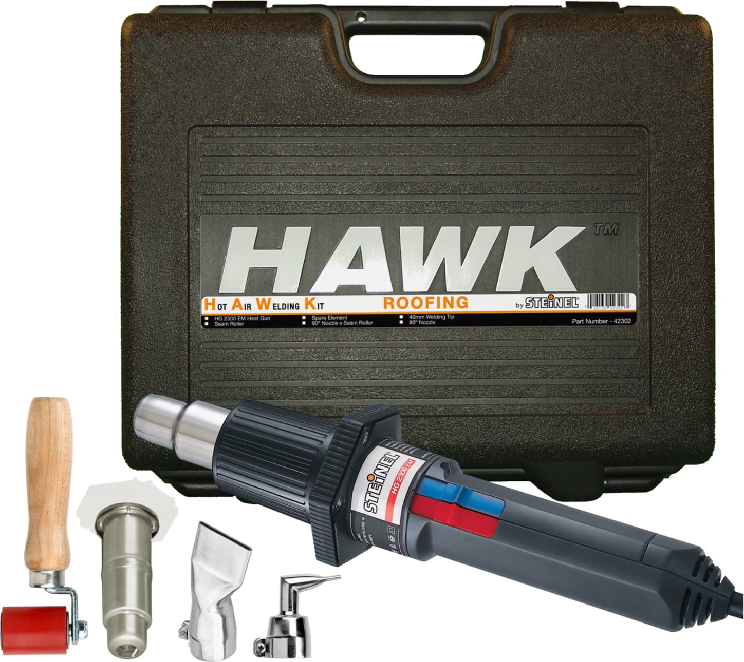 Steinel HG 2300 EM - HAWK Roofing Kit