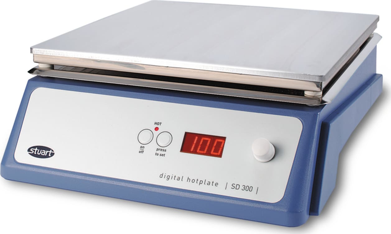 Stuart SD300 Hotplate, Digital, 300 x 300mm, 230v