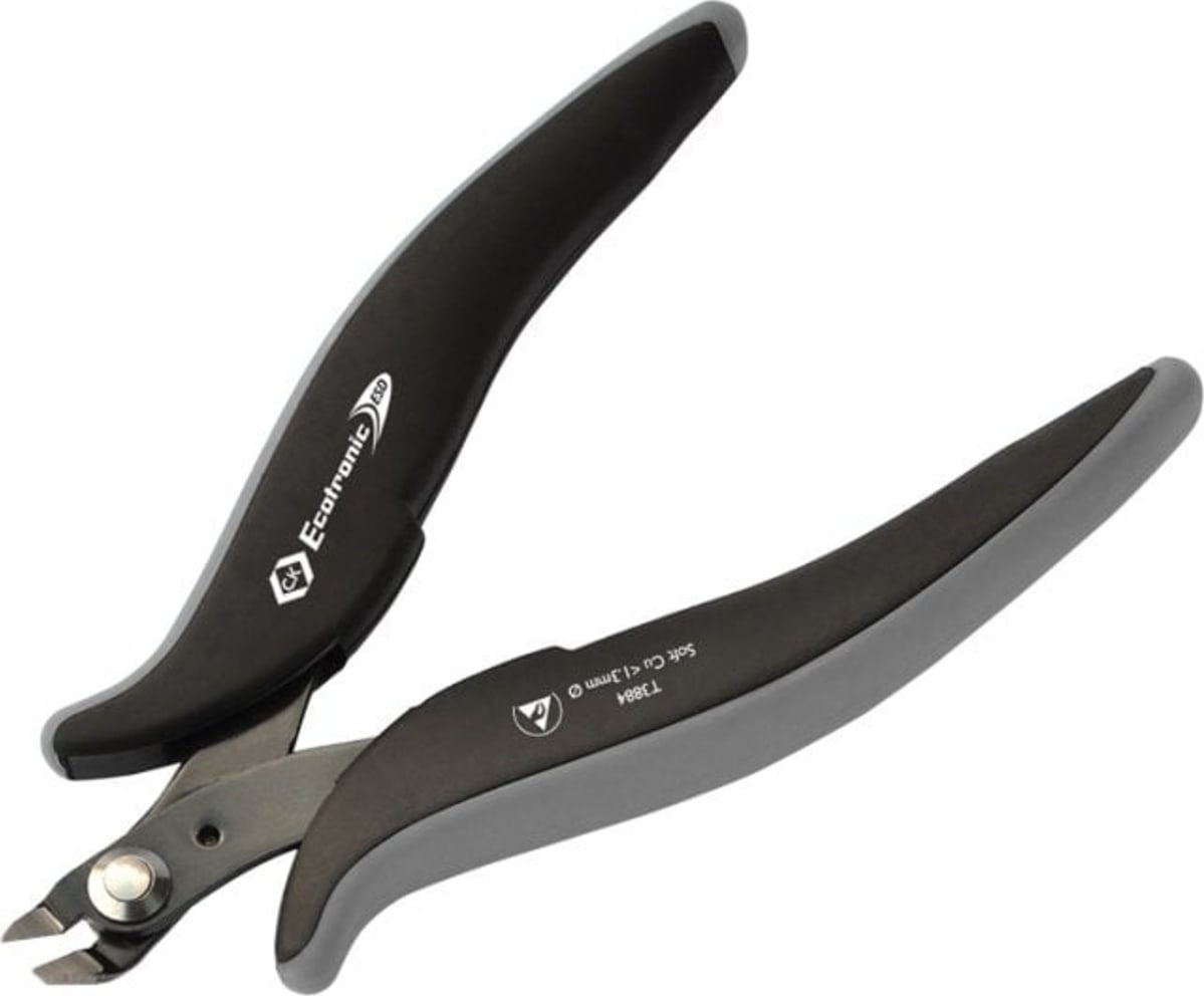 What Are Reverse Scissors Tools CK Tools T3884 - Ecotronic ESD Reverse Angle Side Cutters, Micro ...