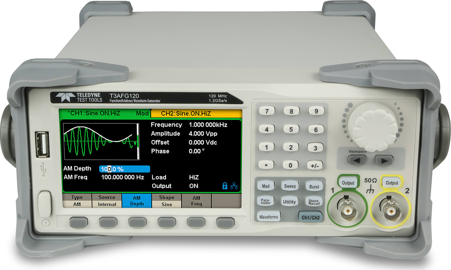 Teledyne Test Tools T3AFG80 - Two Channel Arbitrary Waveform Generator, 80 MHz