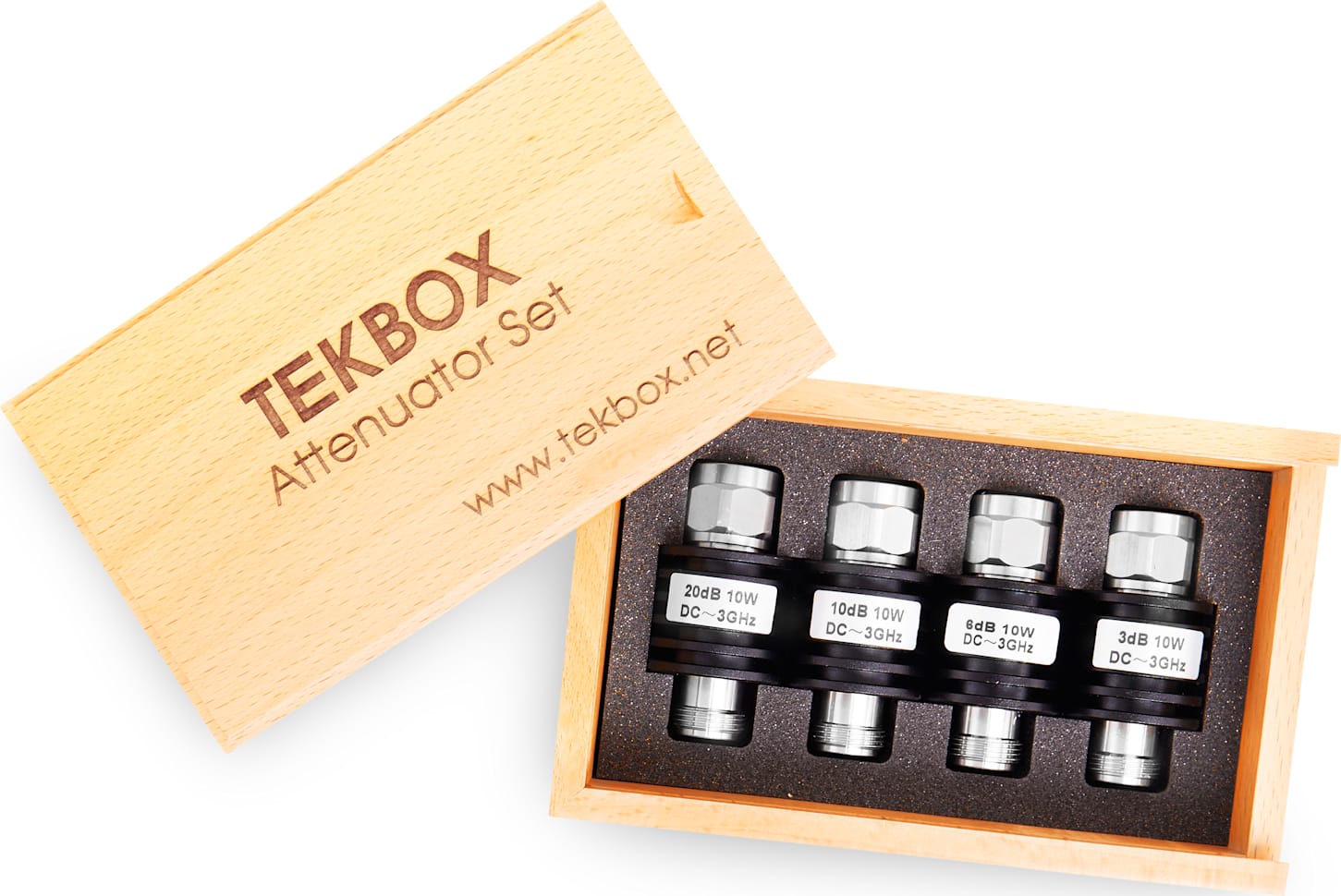 TekBox TBAS3 10W N RF Attenuator Set