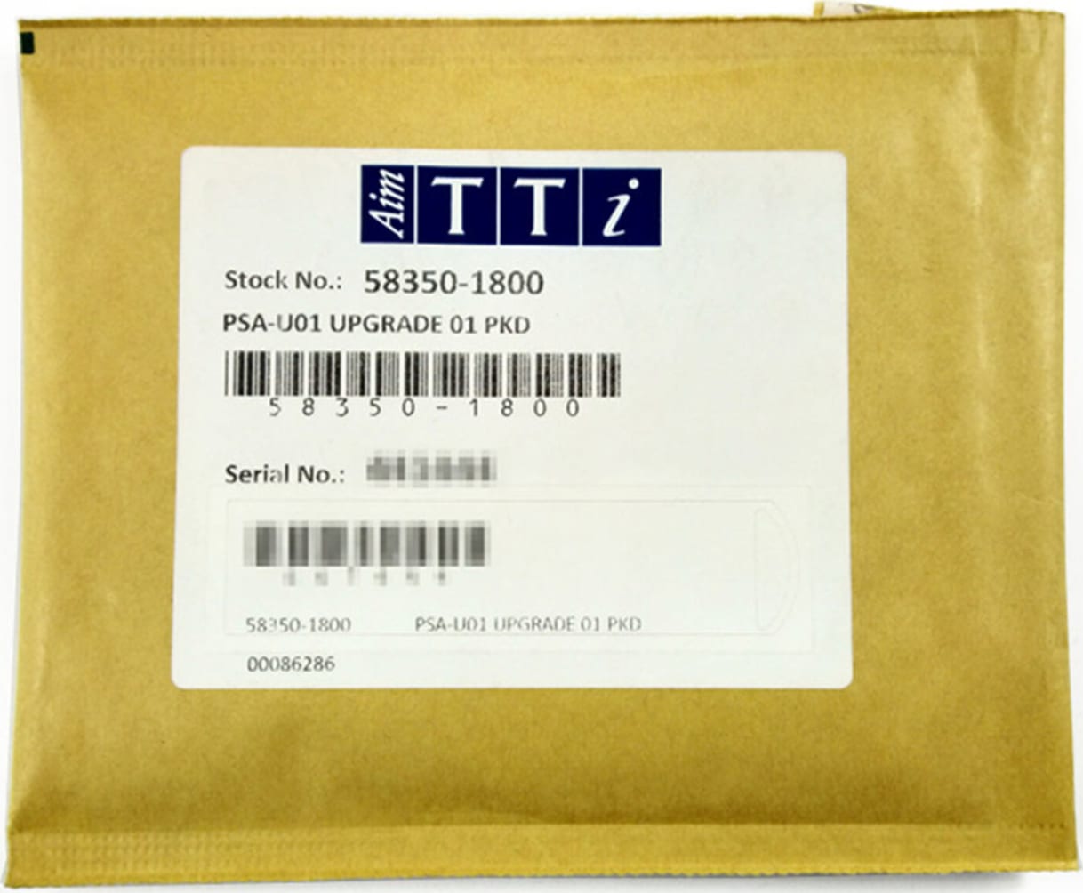 TTi PSA U01 Firmware Upgrade