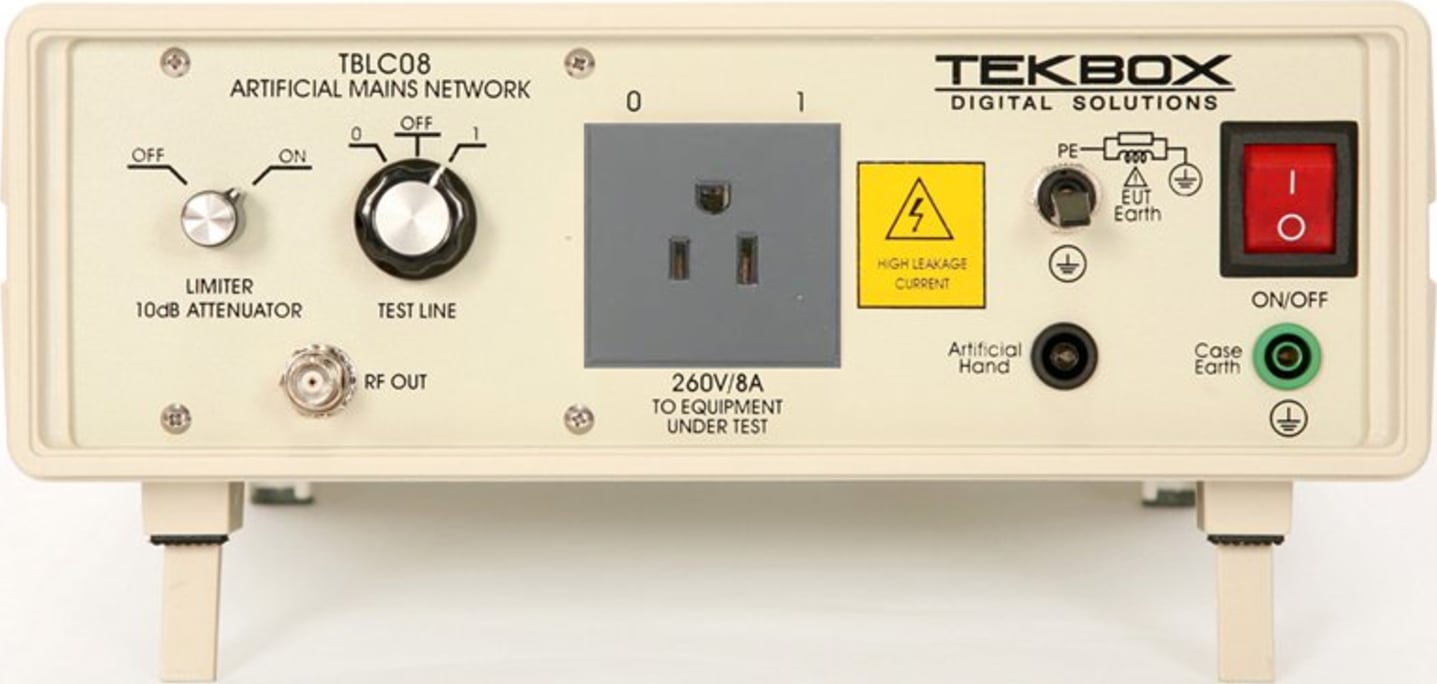 TekBox TBLC08 50uH 8A AC Line Impedance Stabilisation Network LISN