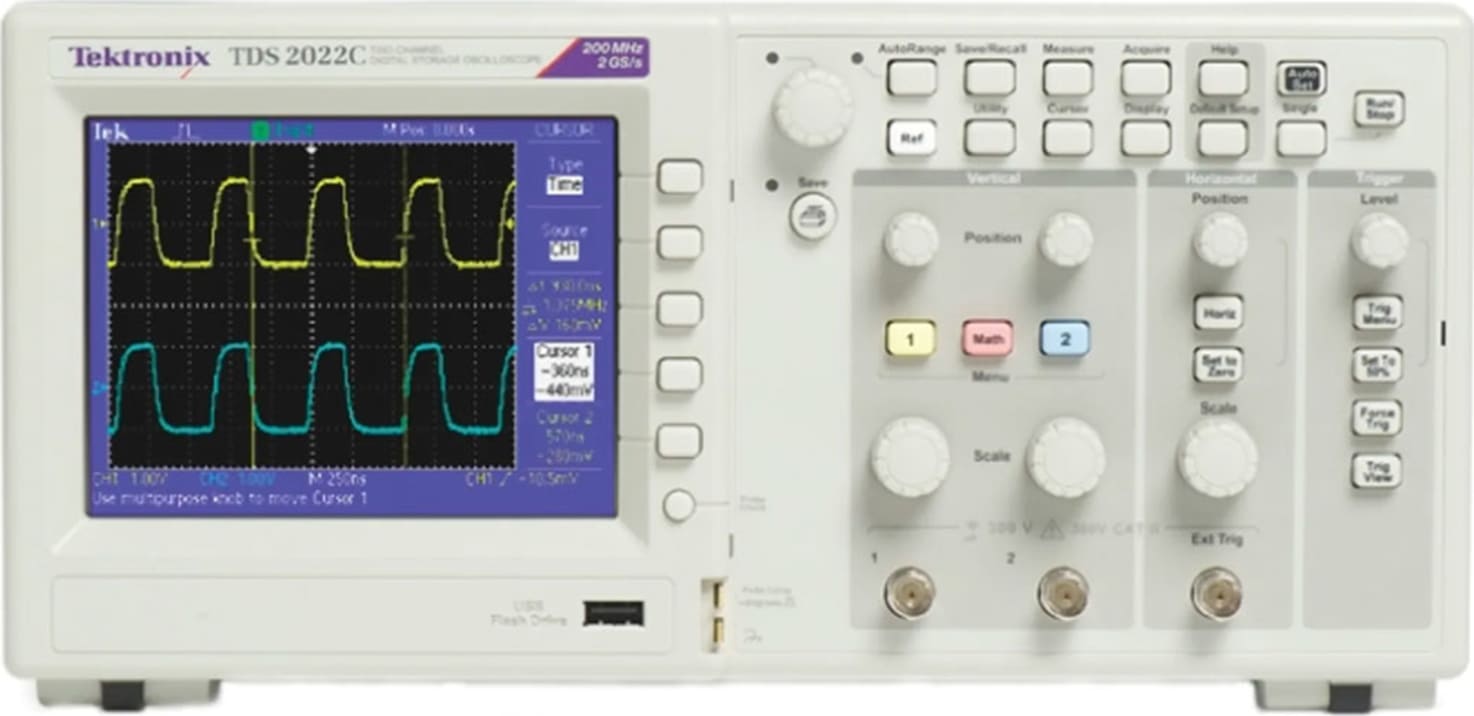 Tektronix TDS2000C Series 2 Channels