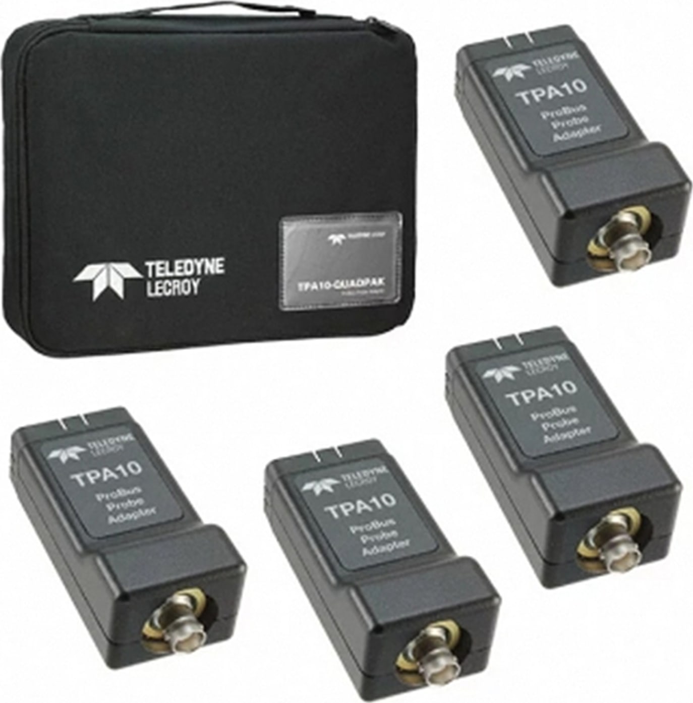 Teledyne LeCroy TPA10-QUADPAK TekProbe Adapters with Case
