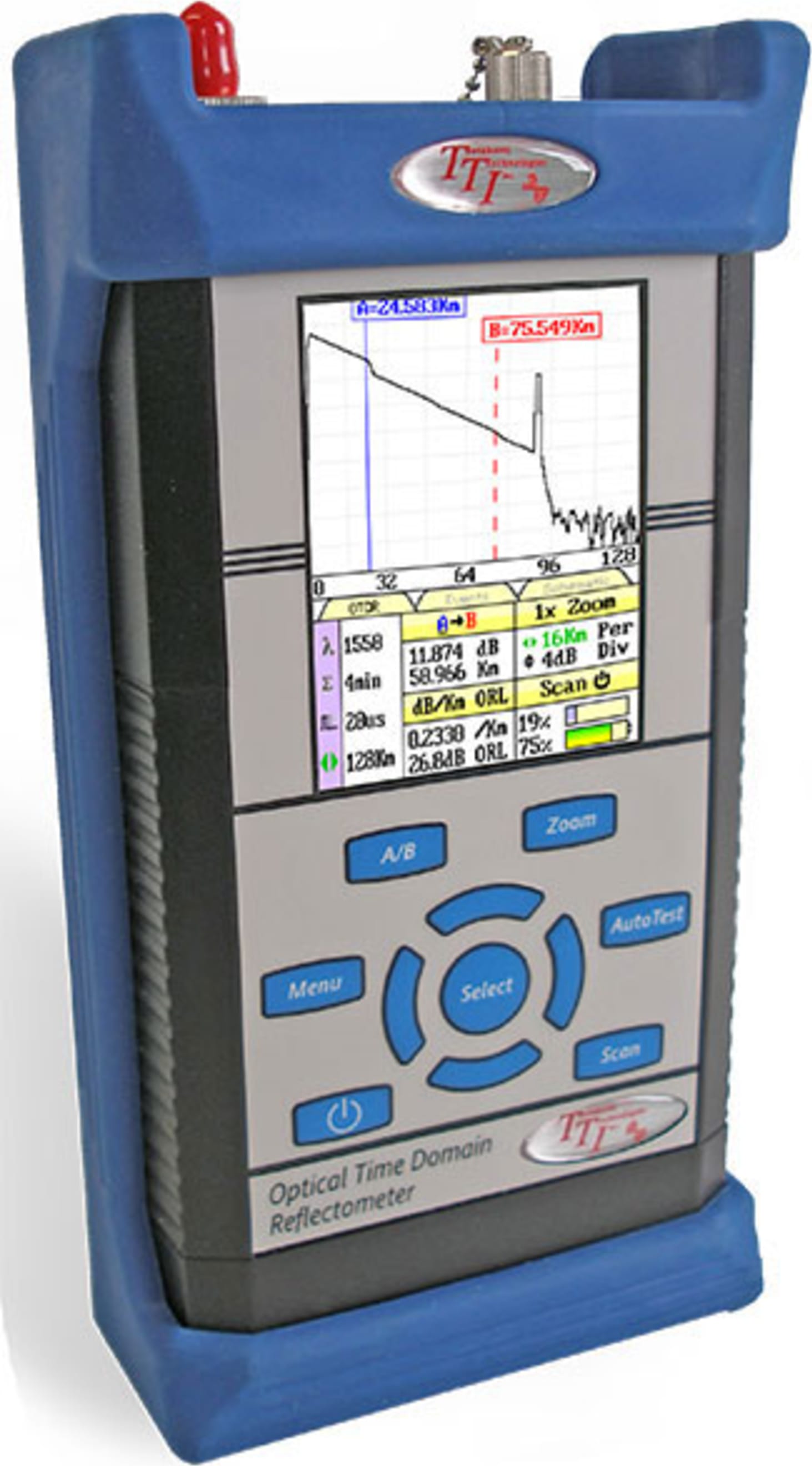 Terahertz FTE-7000A OTDR Optical Time Domain Reflectometer