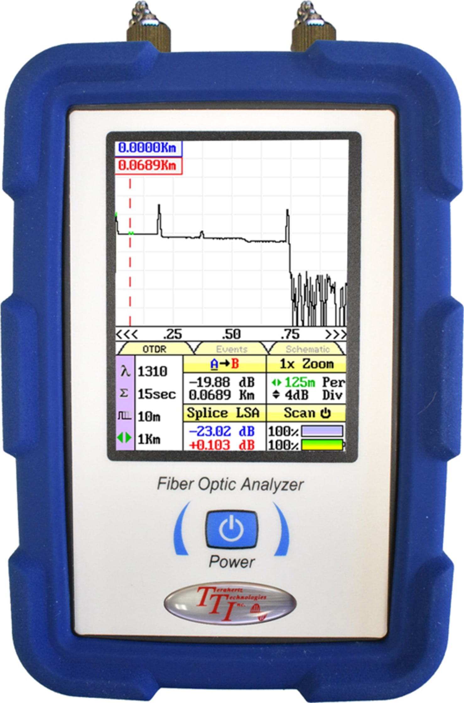 Terahertz FTE-7100-PON-E Optical Time Domain Reflectometer