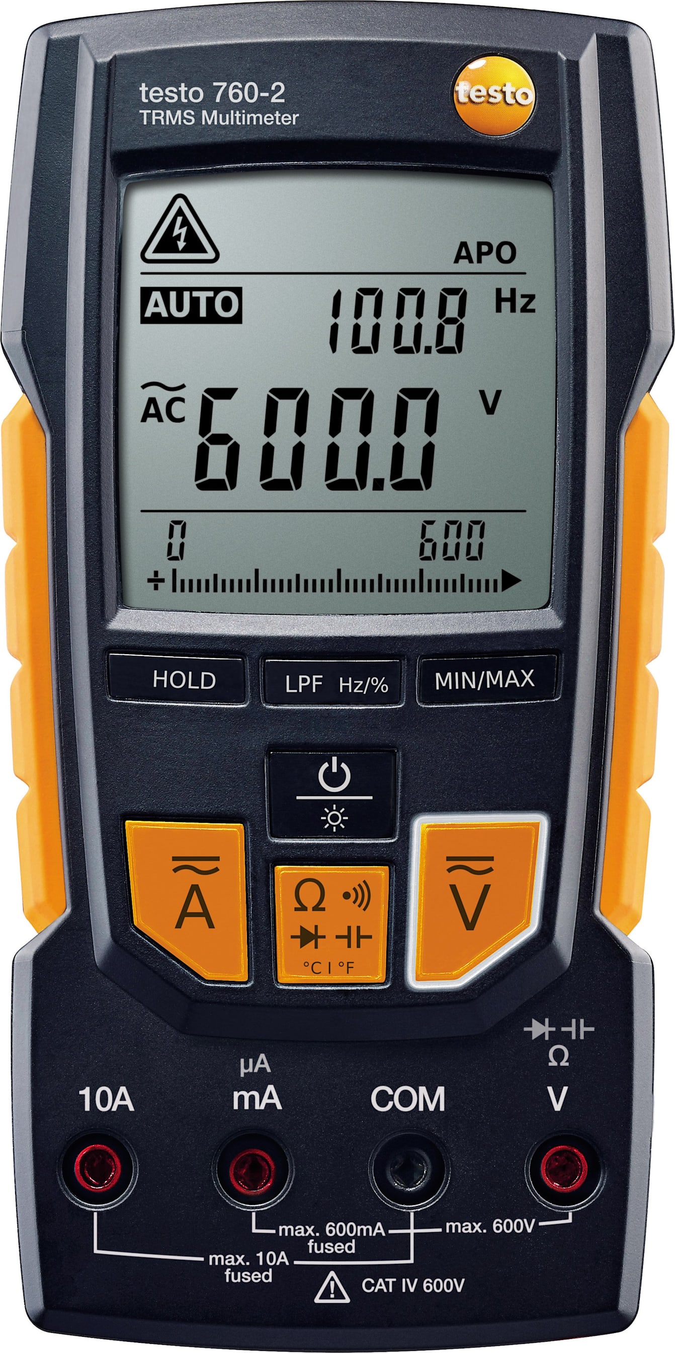 Testo 760-2 - TRMS Digital Multimeter with Type K Measurement (Part Number 0590 7602)