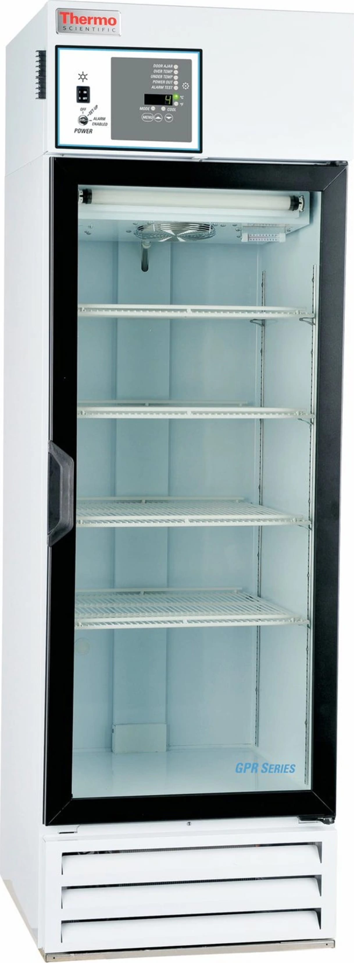 Thermo Scientific GP Series 23 cu ft Refrigerator white  glass door