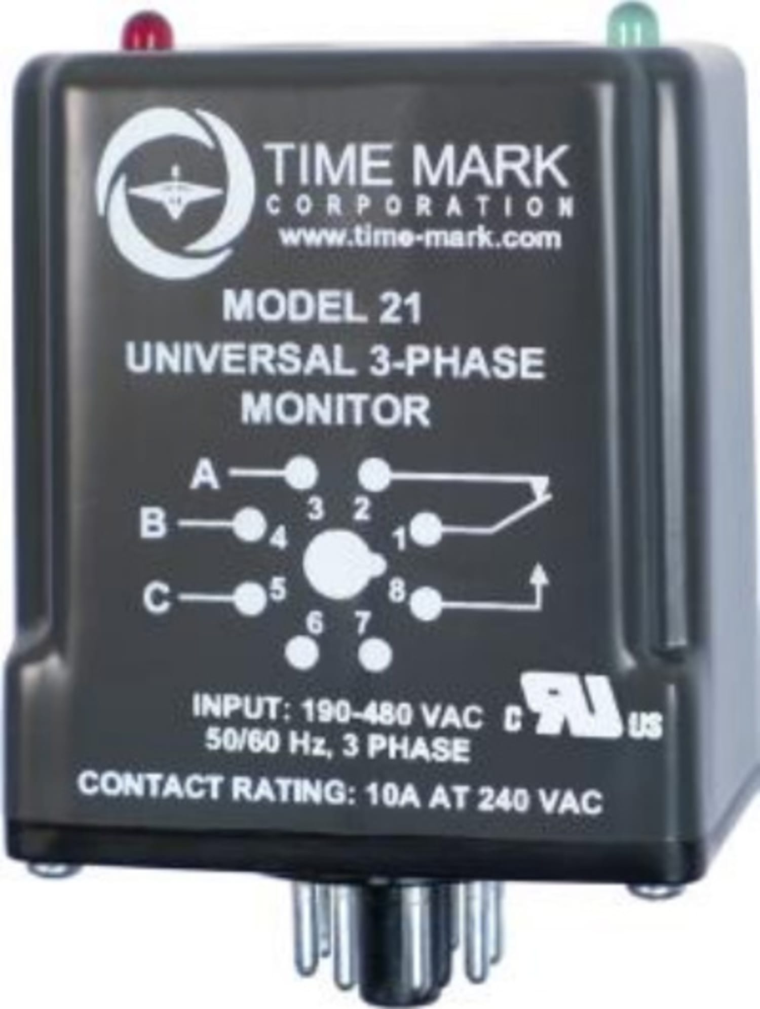 Time Mark 21 3-Phase Monitor with Adjustable Trip and Restart Delays