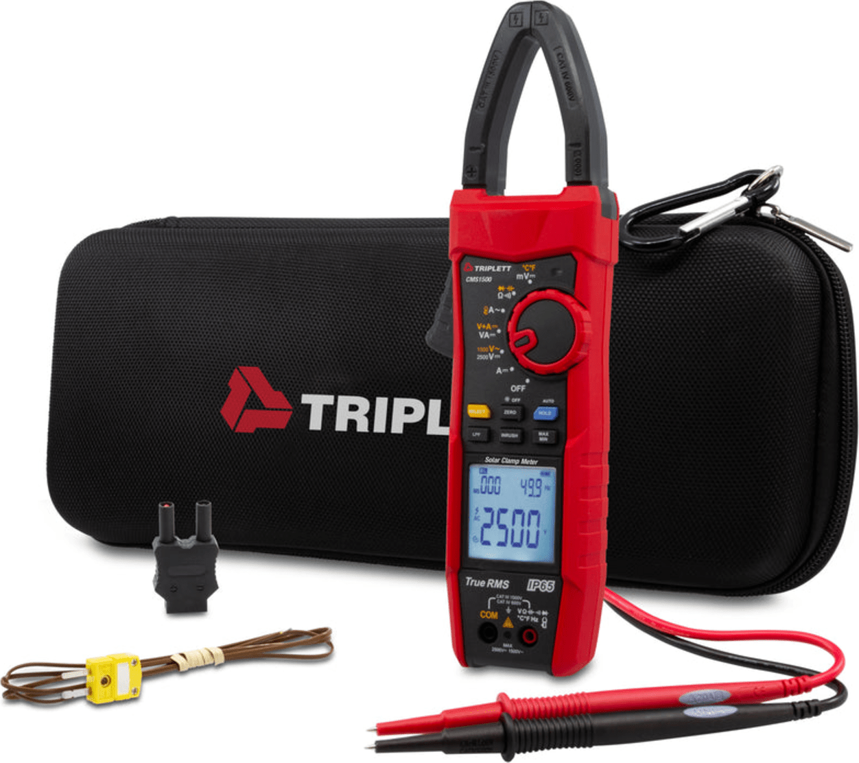 Triplett CMS1500-NIST - Solar Clamp Meter with Certificate of ...