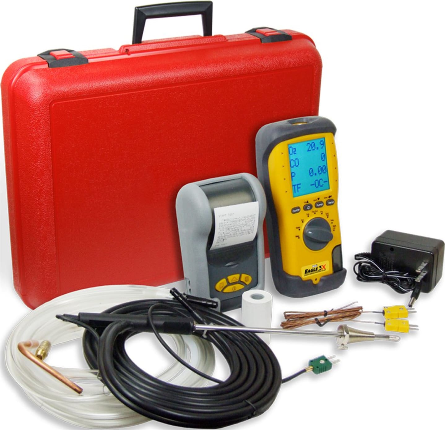 UEi C157KIT Eagle X Xtended Life Combustion Analyzer Kit, CO/CO2/NO