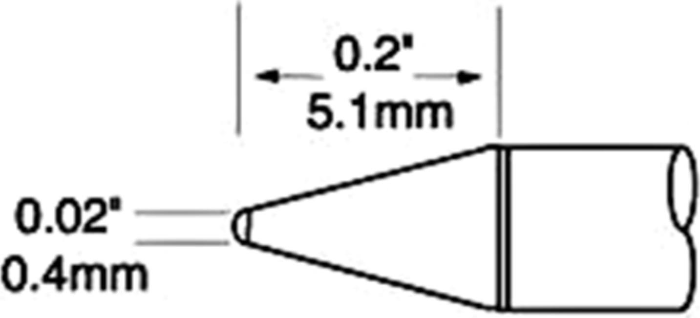 UFTC Conical 0.4mm x 5.1mm