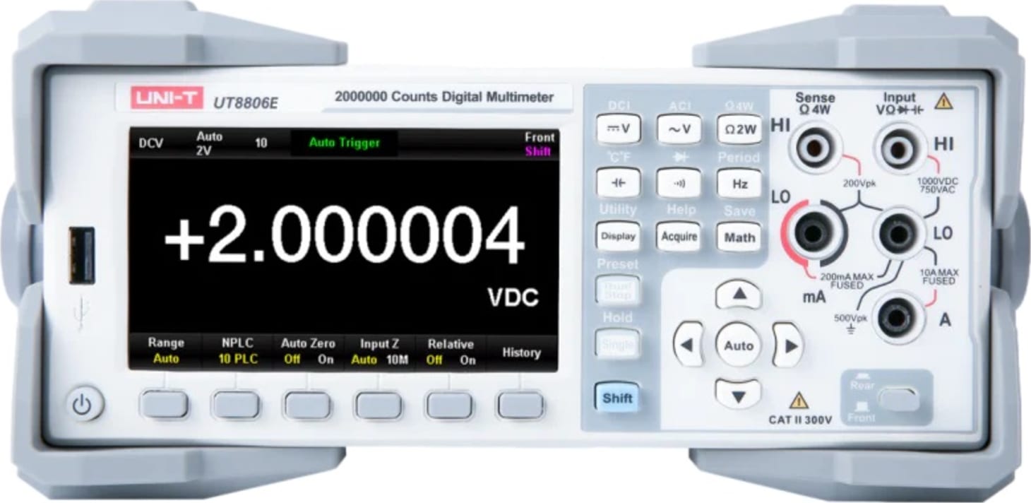 UNI-T UT8806E - 6.5 Digit Performance-Series True RMS Benchtop