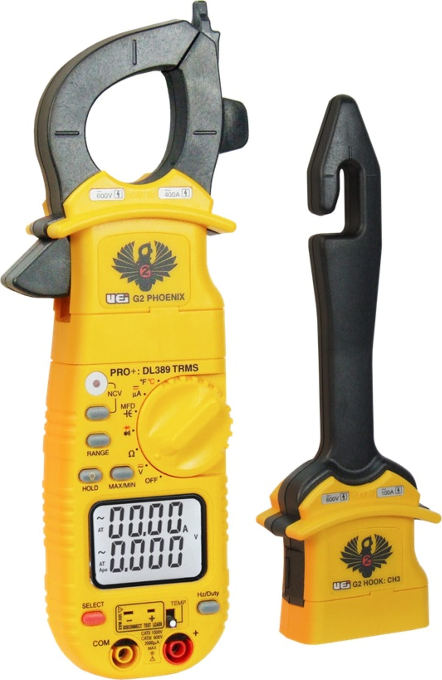 Uei_DL389KIT_True_RMS_Digital_Clamp_Meter_Kit